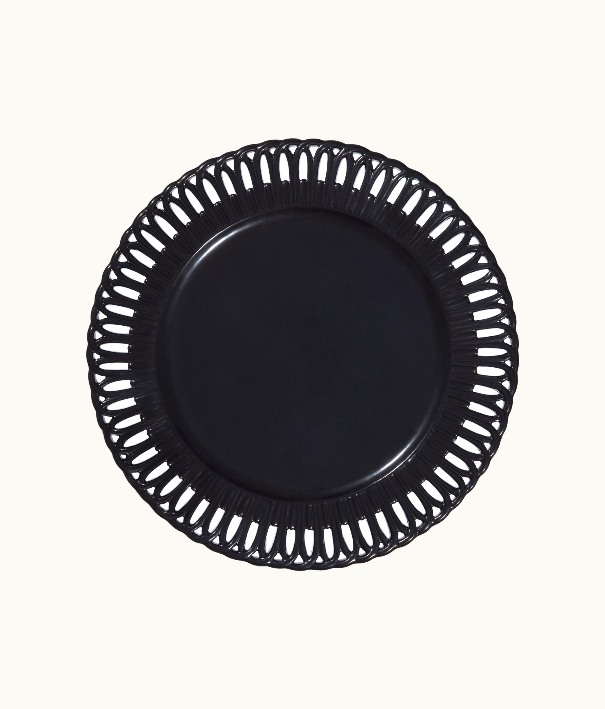 Dior Decorative Plate - Black Openwork Details