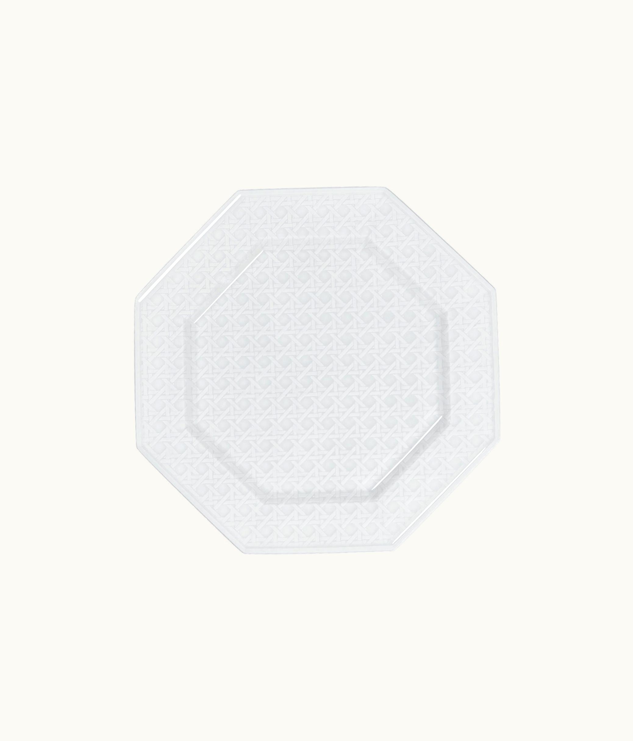 Dior Dessert Plate - White Miss Dior Cannage
