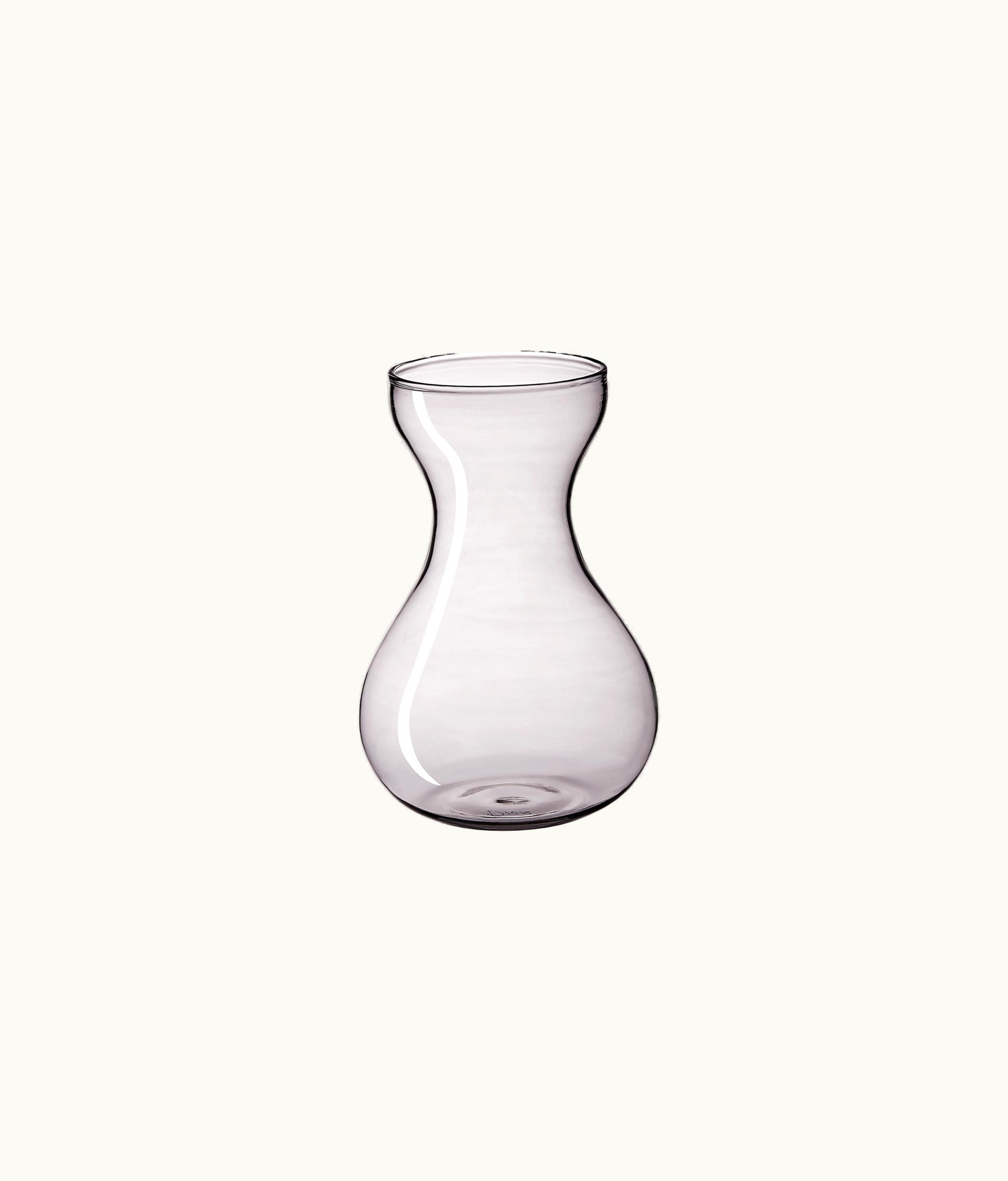 Dior Small Vase - Pastel Beige Glass