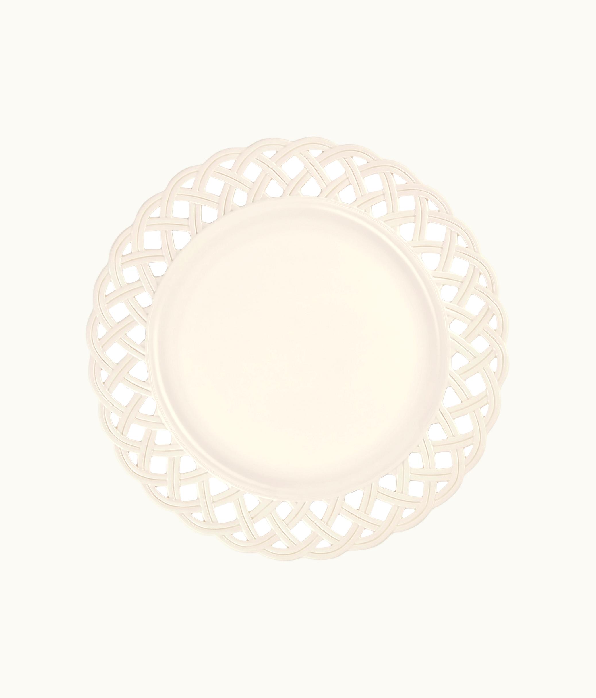 Dior Decorative Plate - White Openwork Details