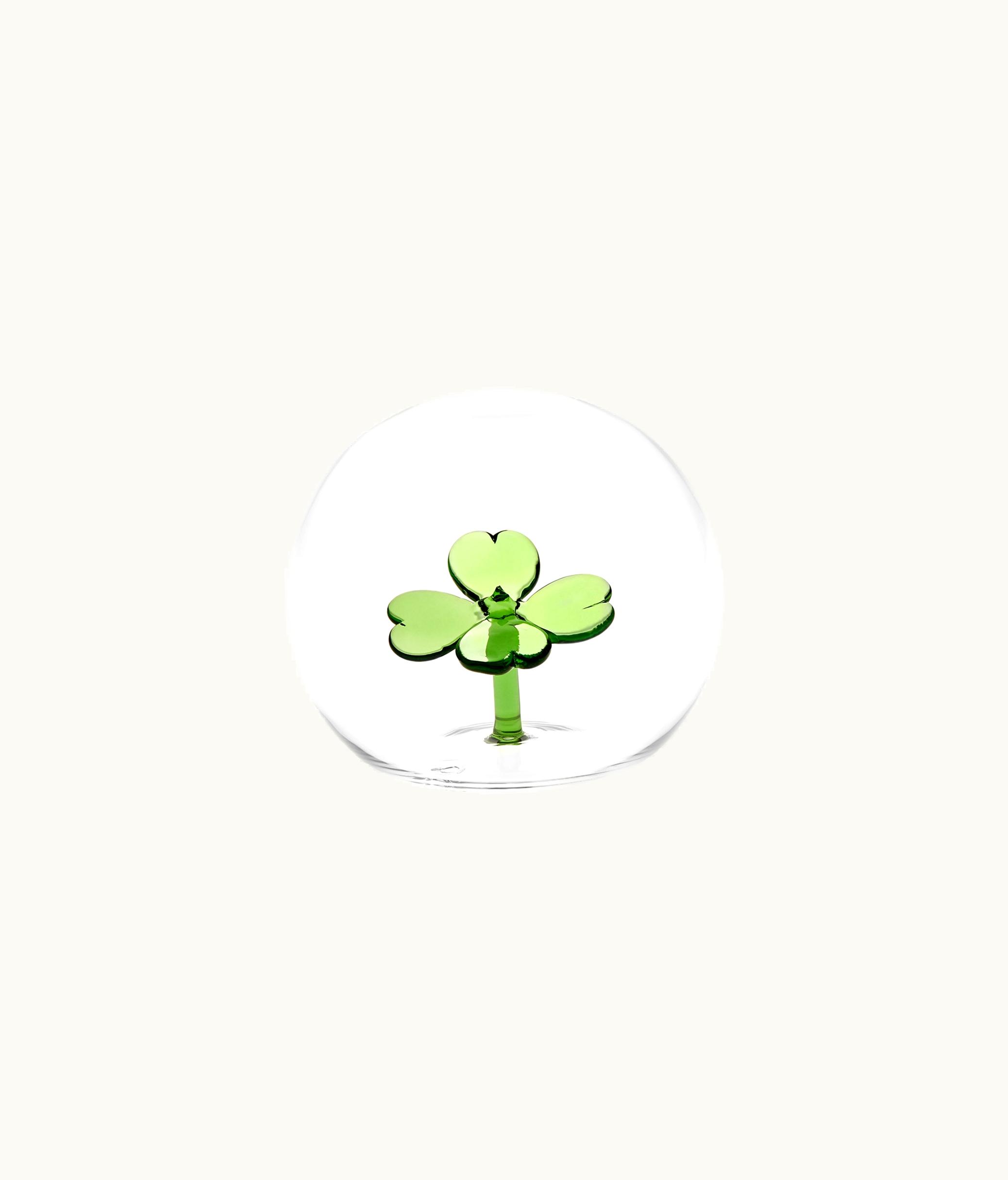 Dior Small Decorative Glass Ball - Green Clover