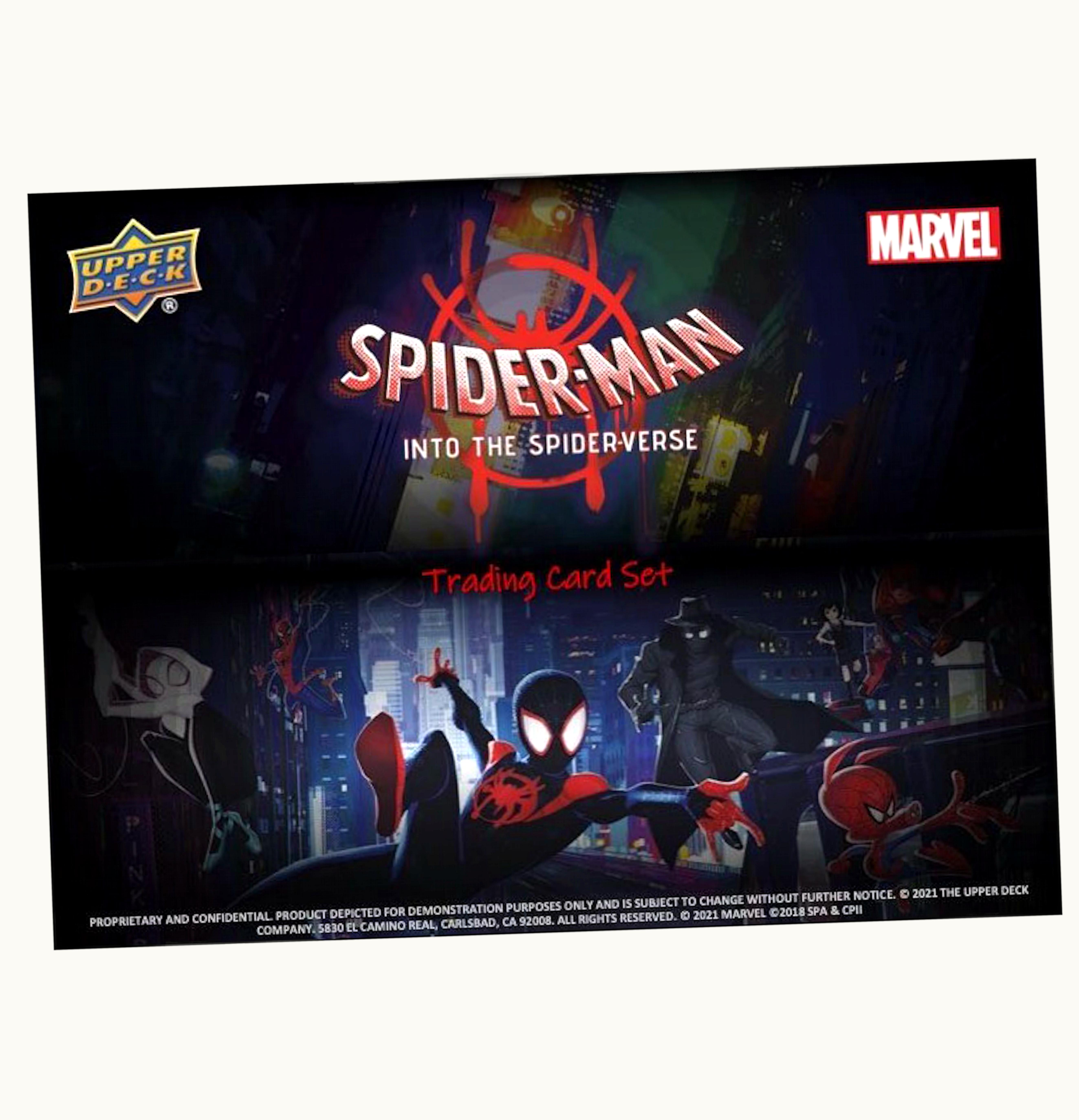 Upper Deck 2022 Upper Deck Marvel Spider Man Into The Spider Verse Hobby Box