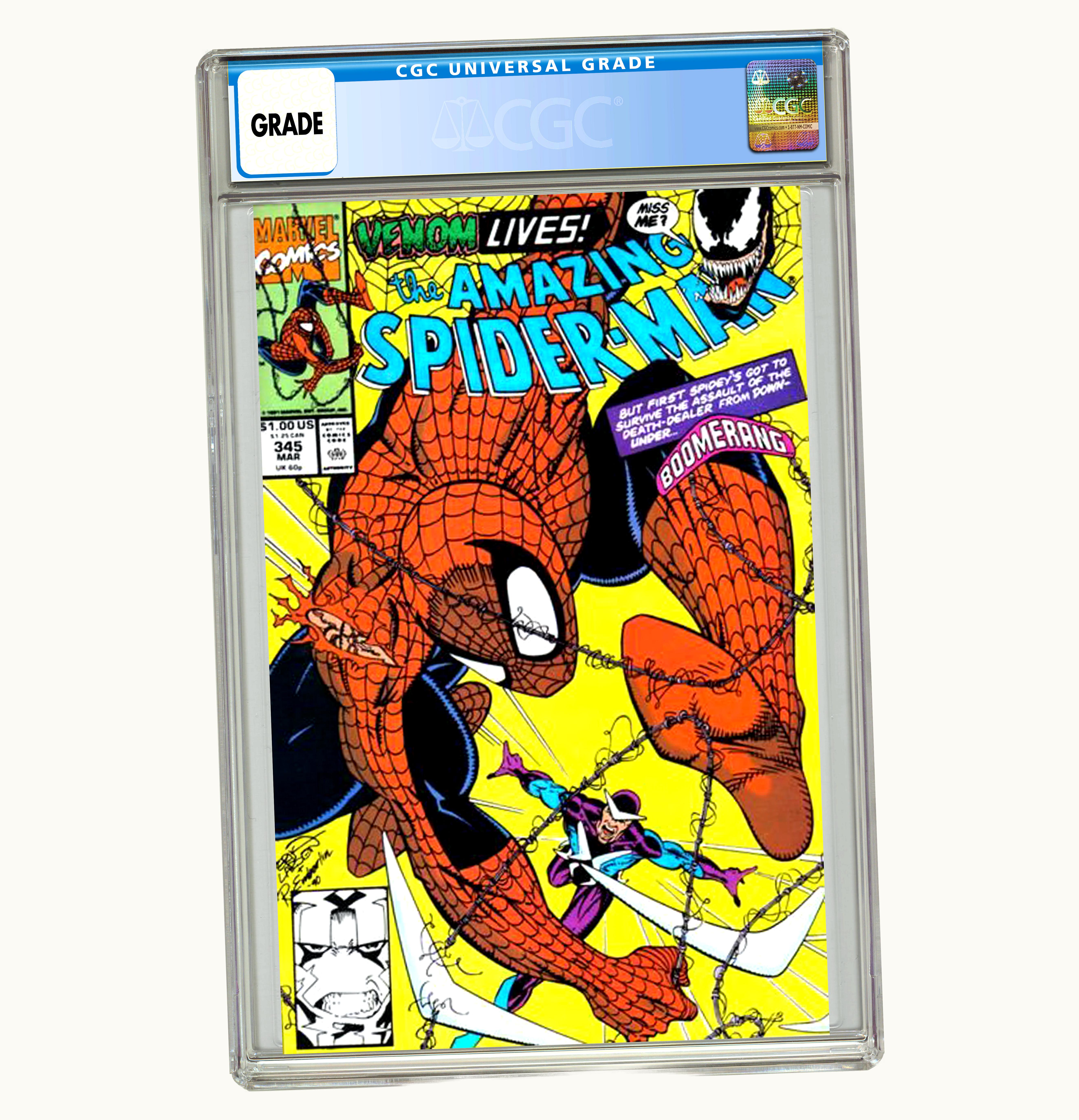 Marvel Marvel Amazing Spider Man 345 Comic Book CGC Graded