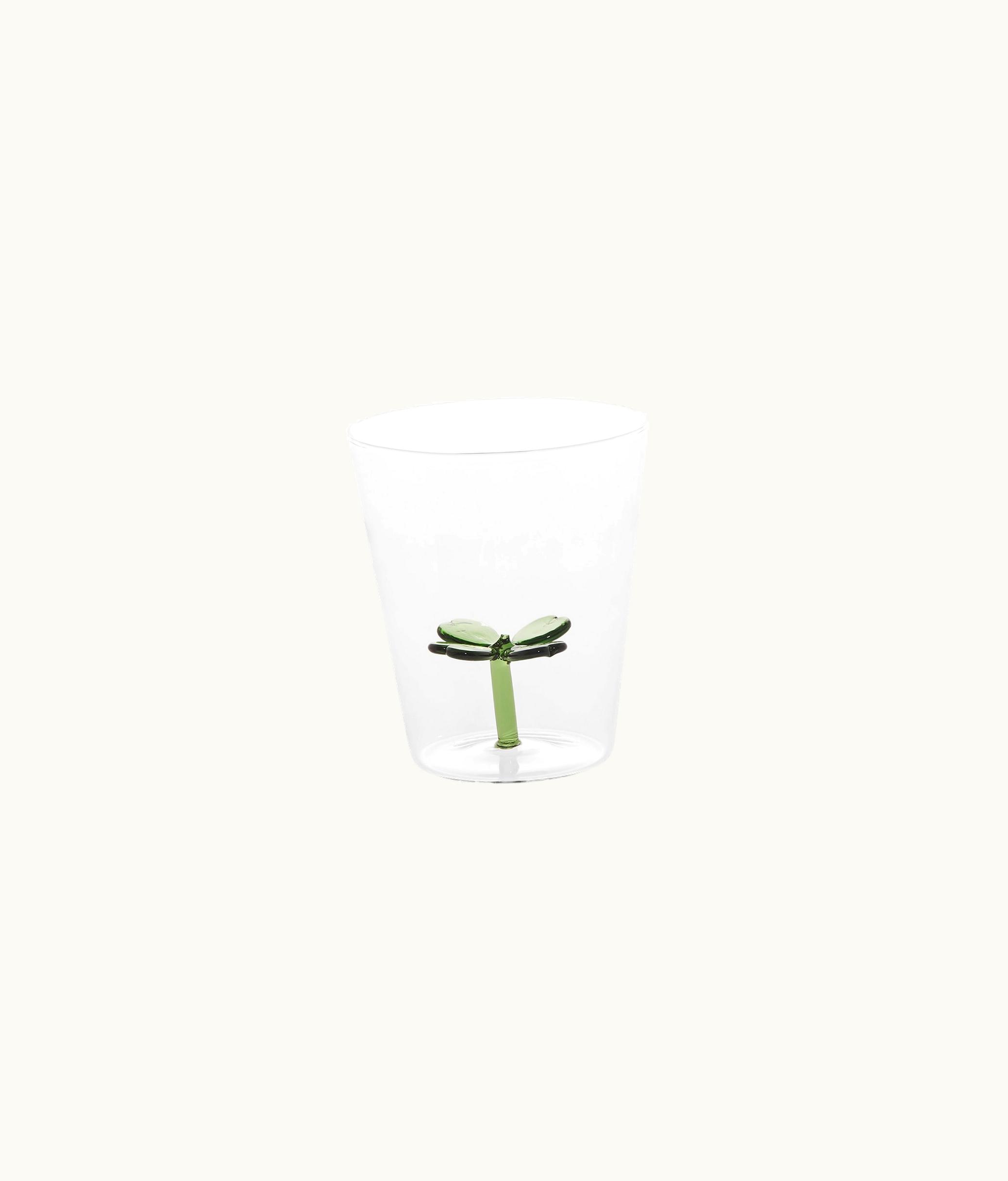 Dior Water Glass - Green Clover