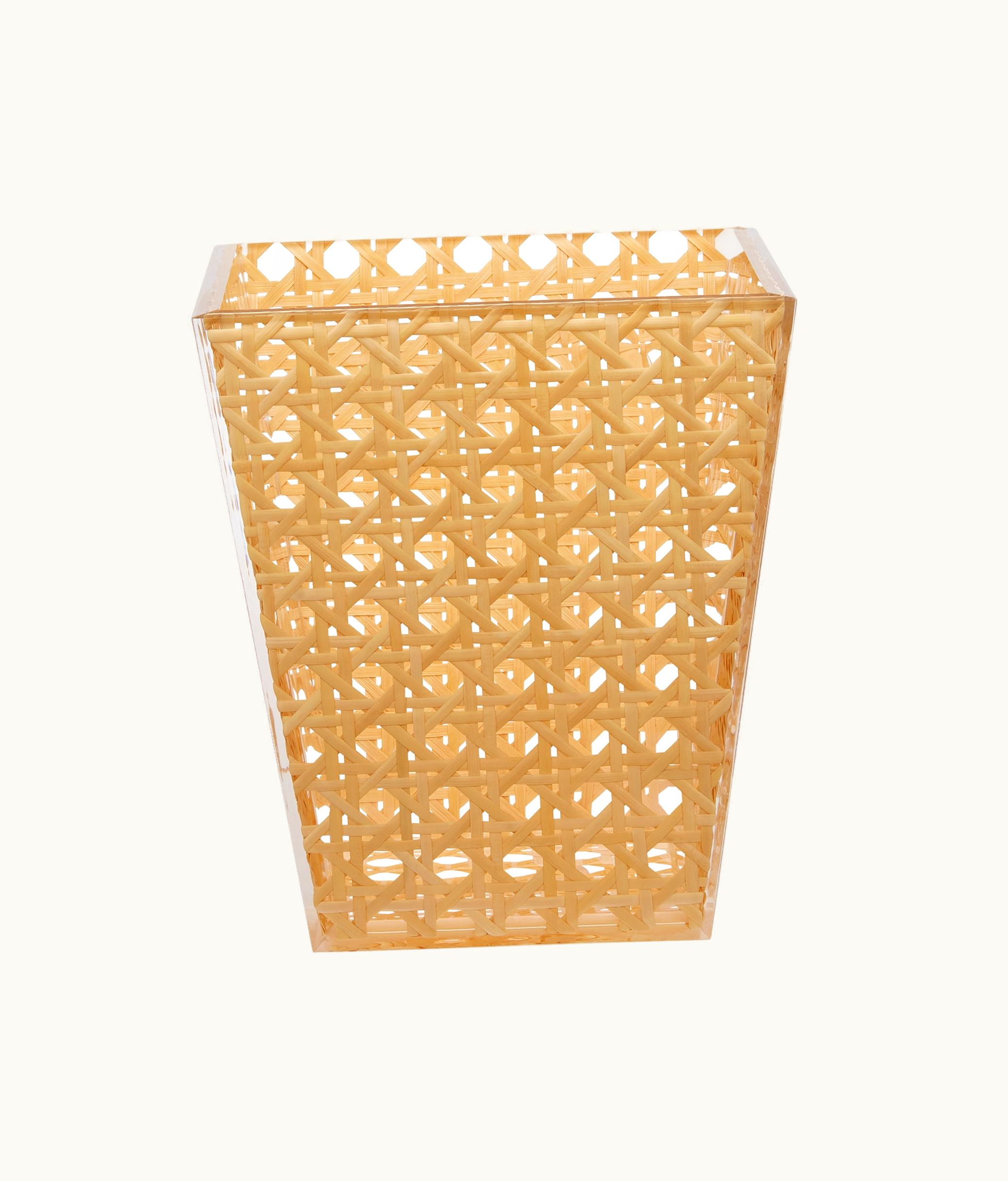 Dior Wastepaper Basket - Rattan Cannage Provence