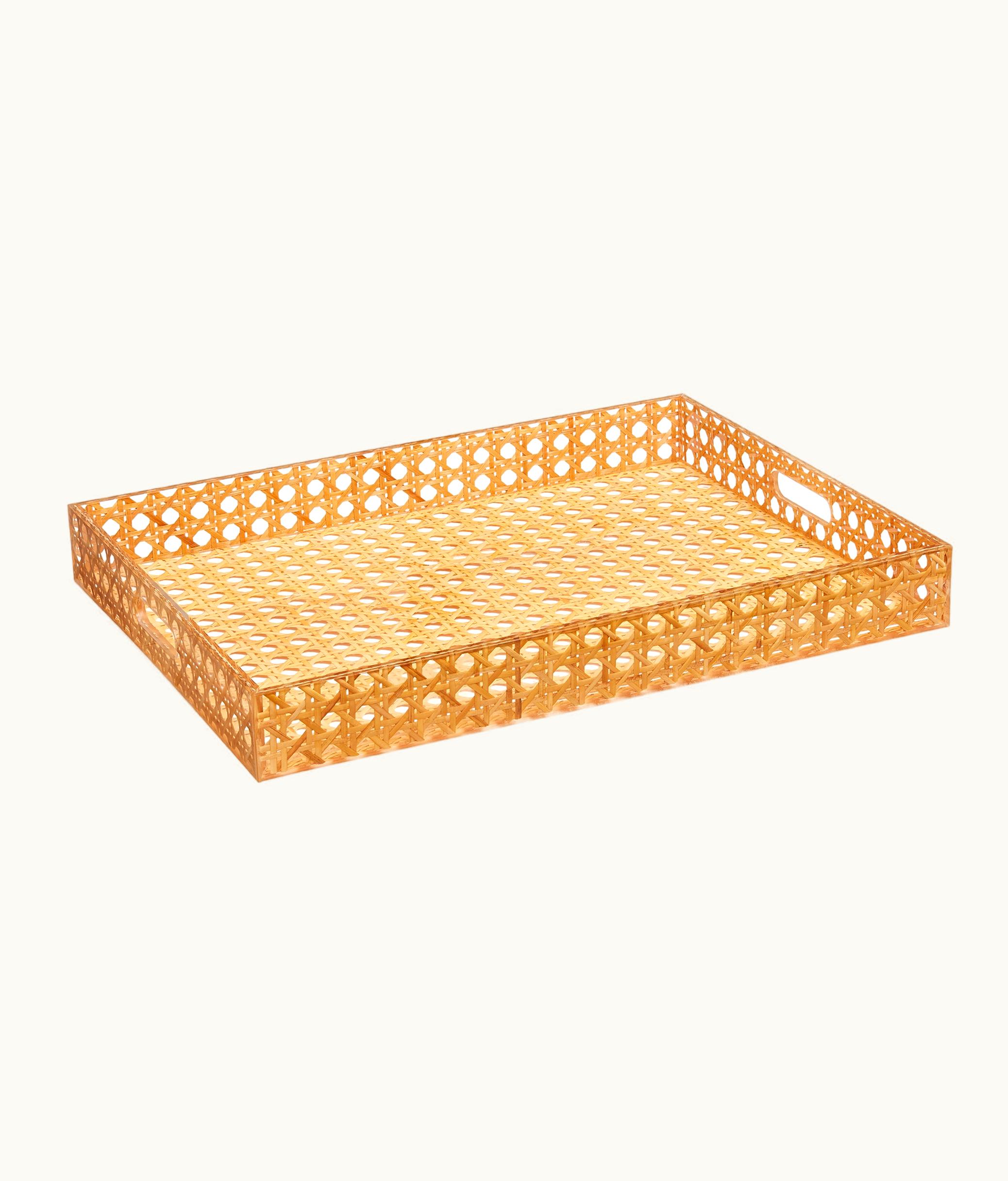 Dior Large Tray - Beige Cannage Provence