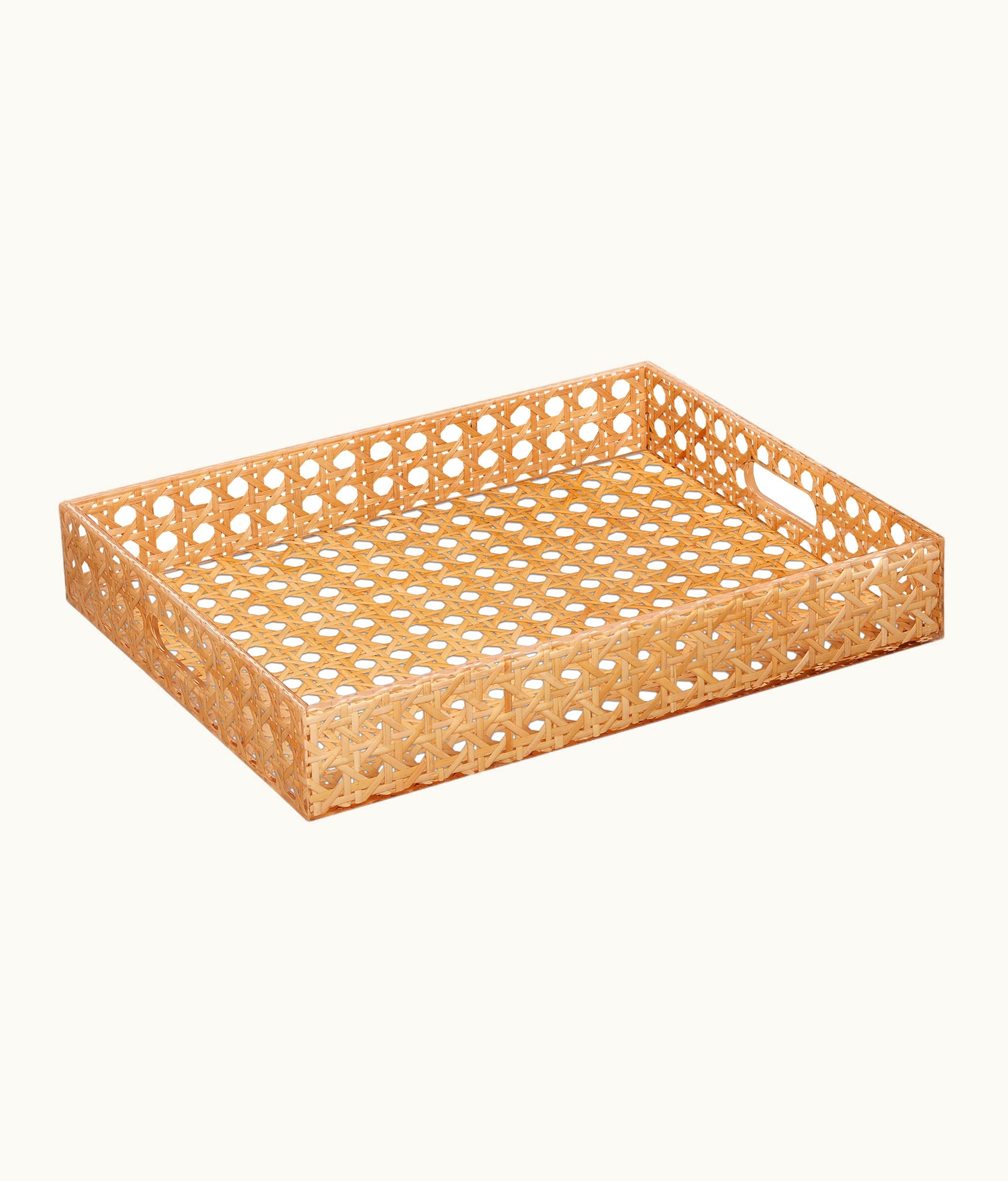 Dior Large Tray - Rattan Cannage Provence