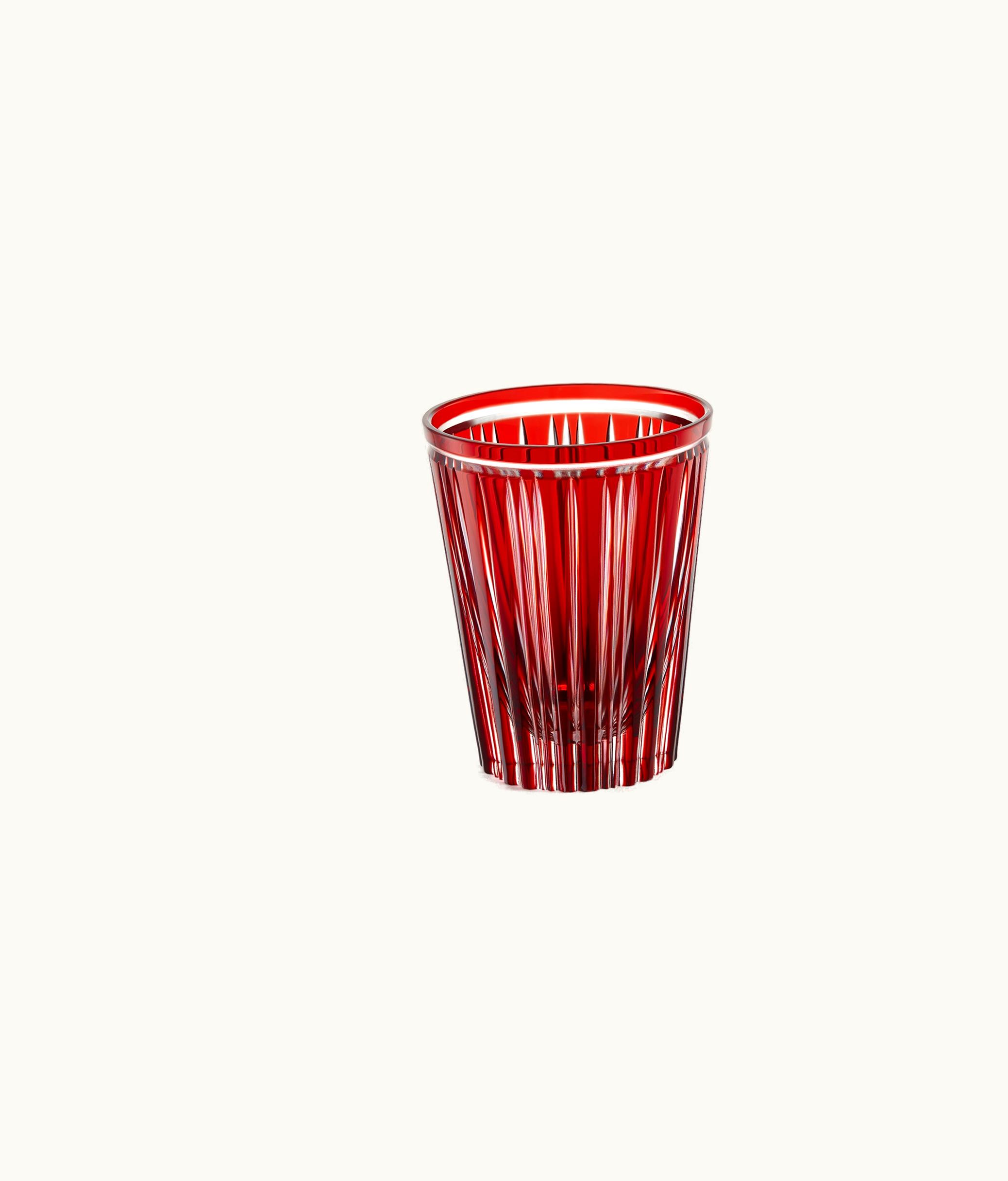 Dior Water Glass - Red Stripes