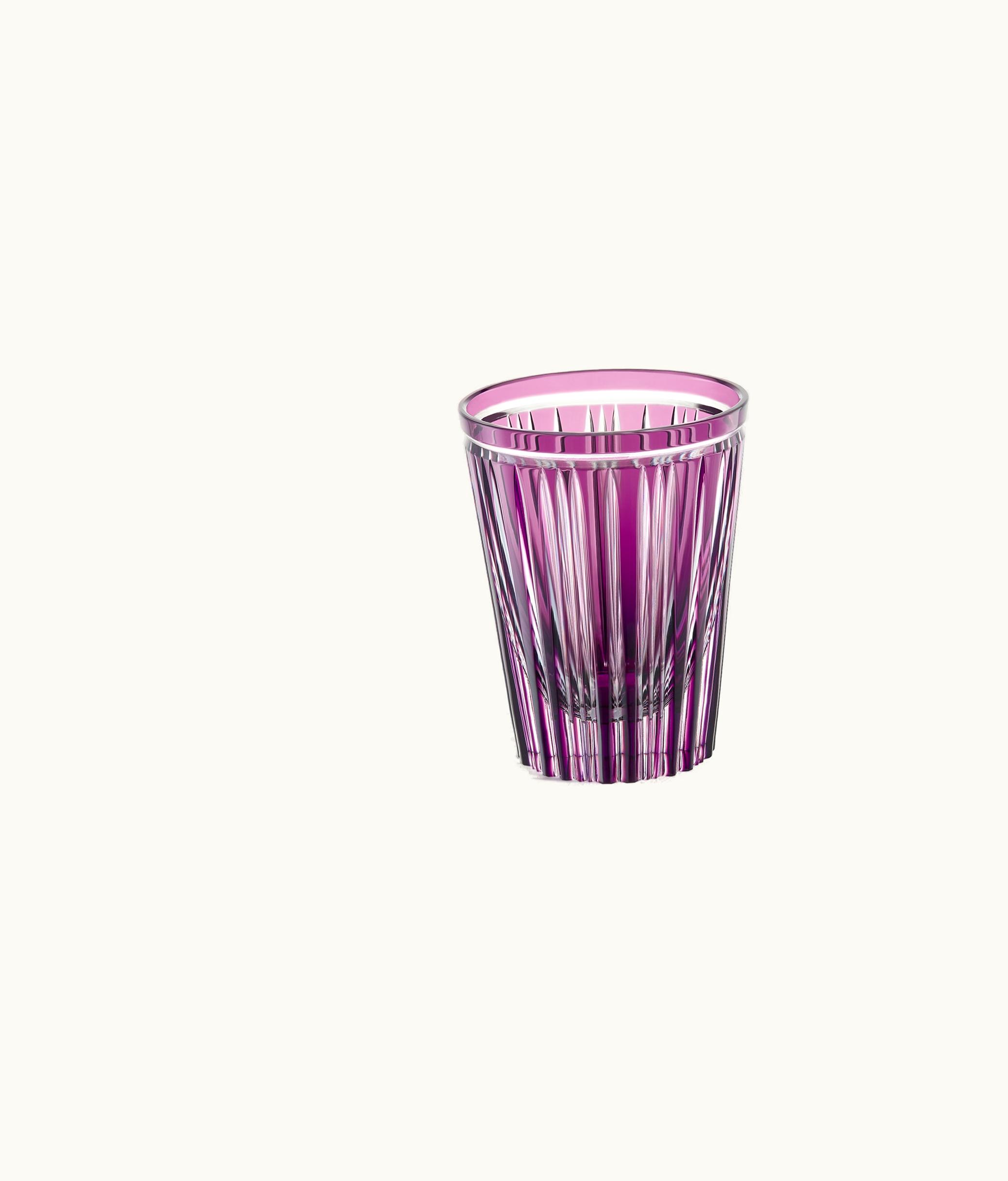 Dior Water Glass - Purple Stripes