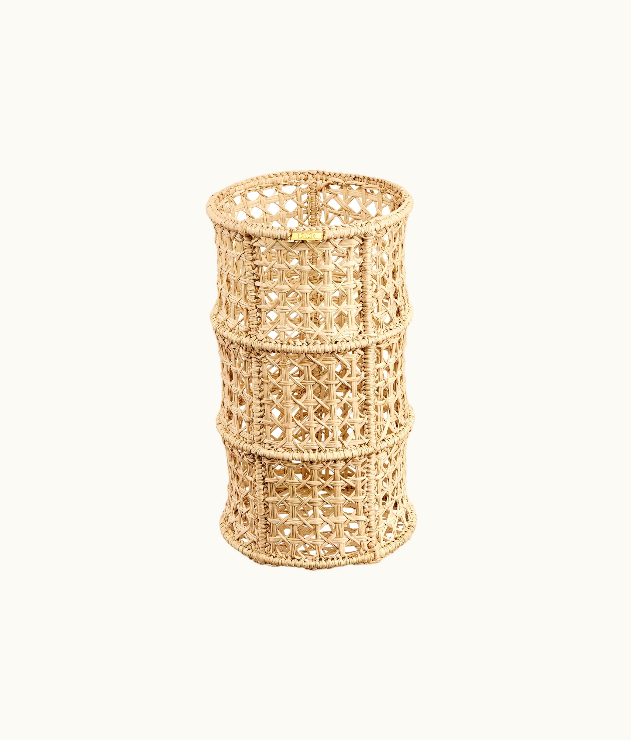 Dior Bottle Holder - Cannage Wicker