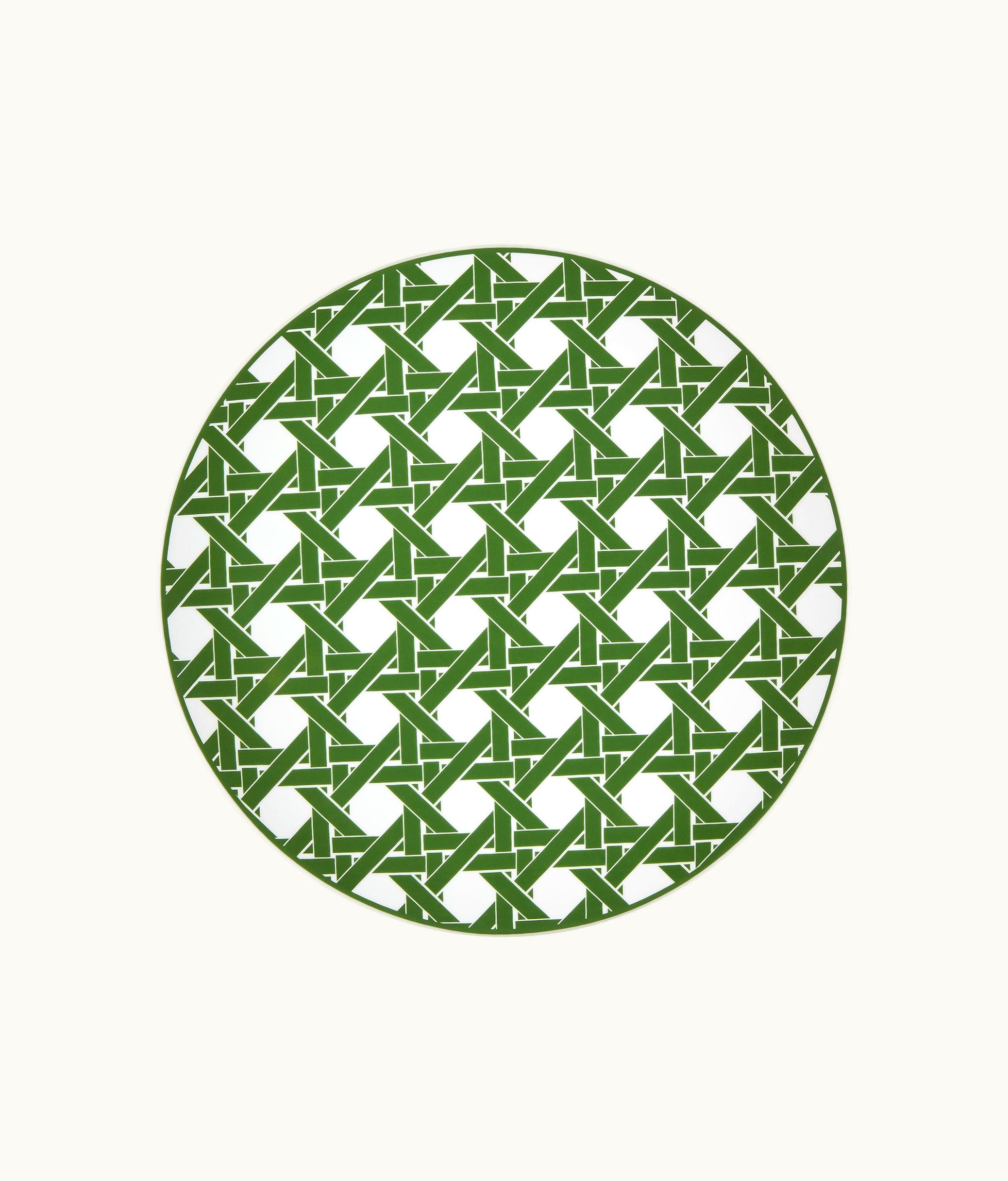 Dior Dinner Plate - Green Cannage Provence