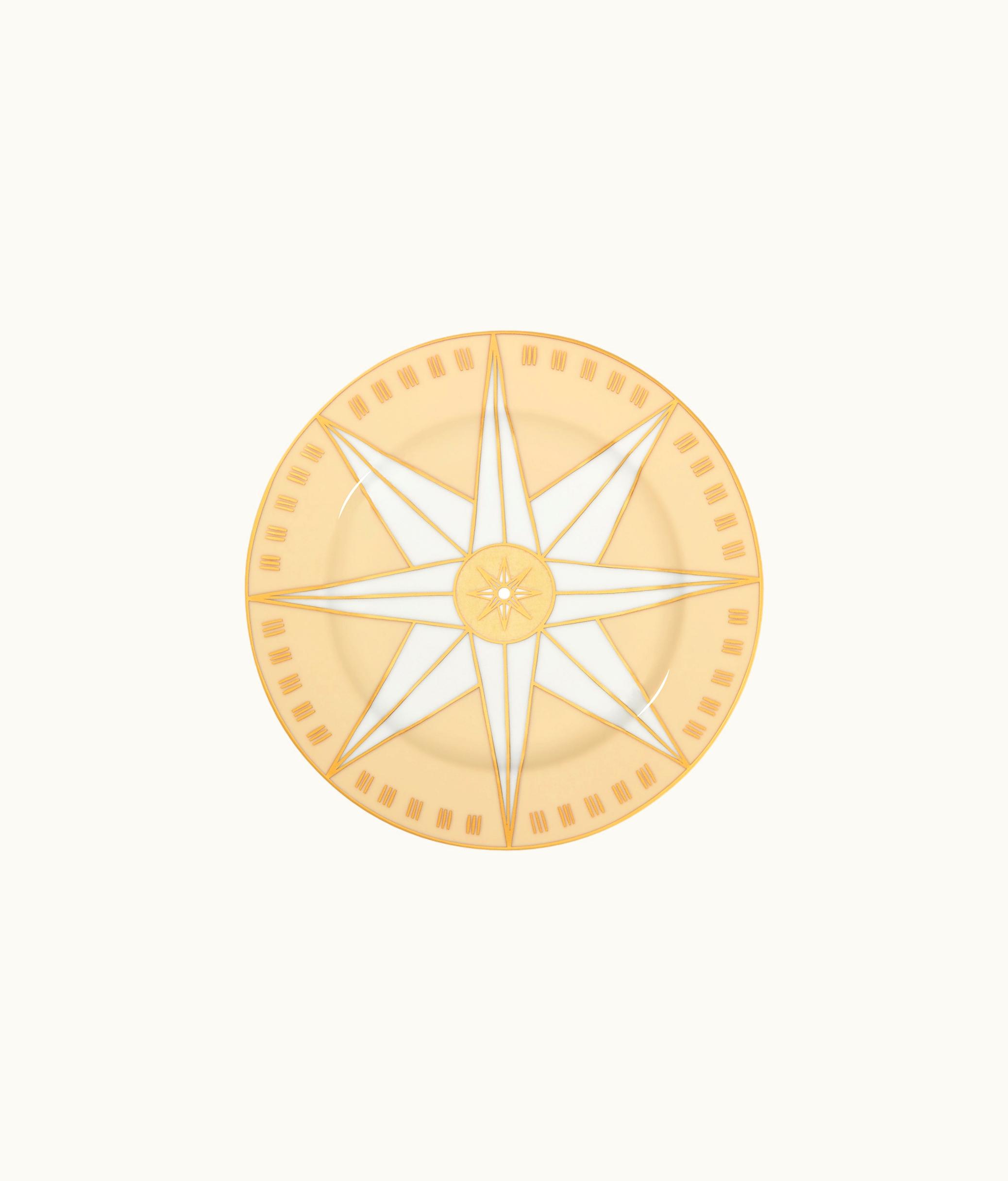 Dior Side Plate - Topaz Wind Rose