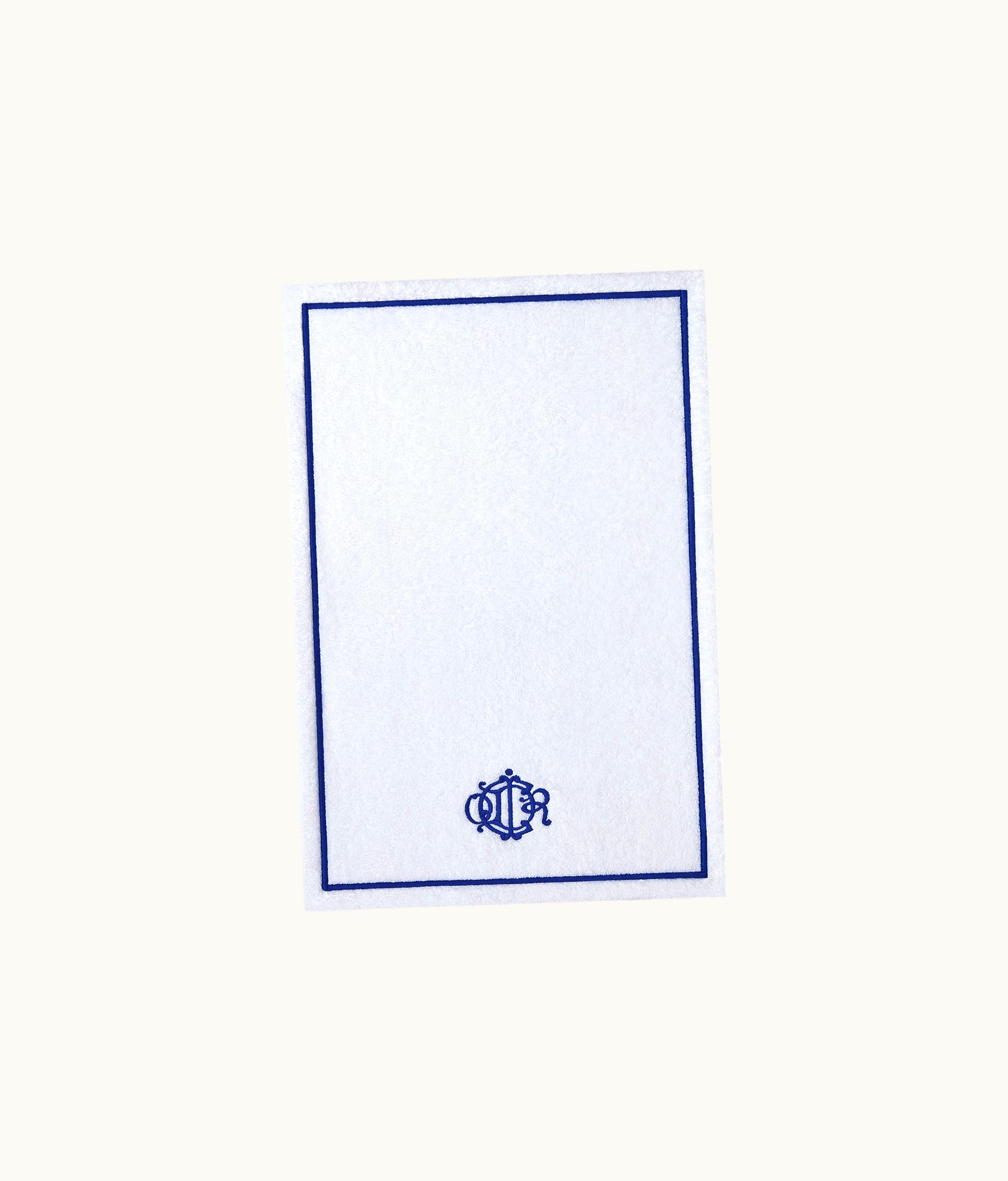 Dior Hand Towel - White And Blue Monogram