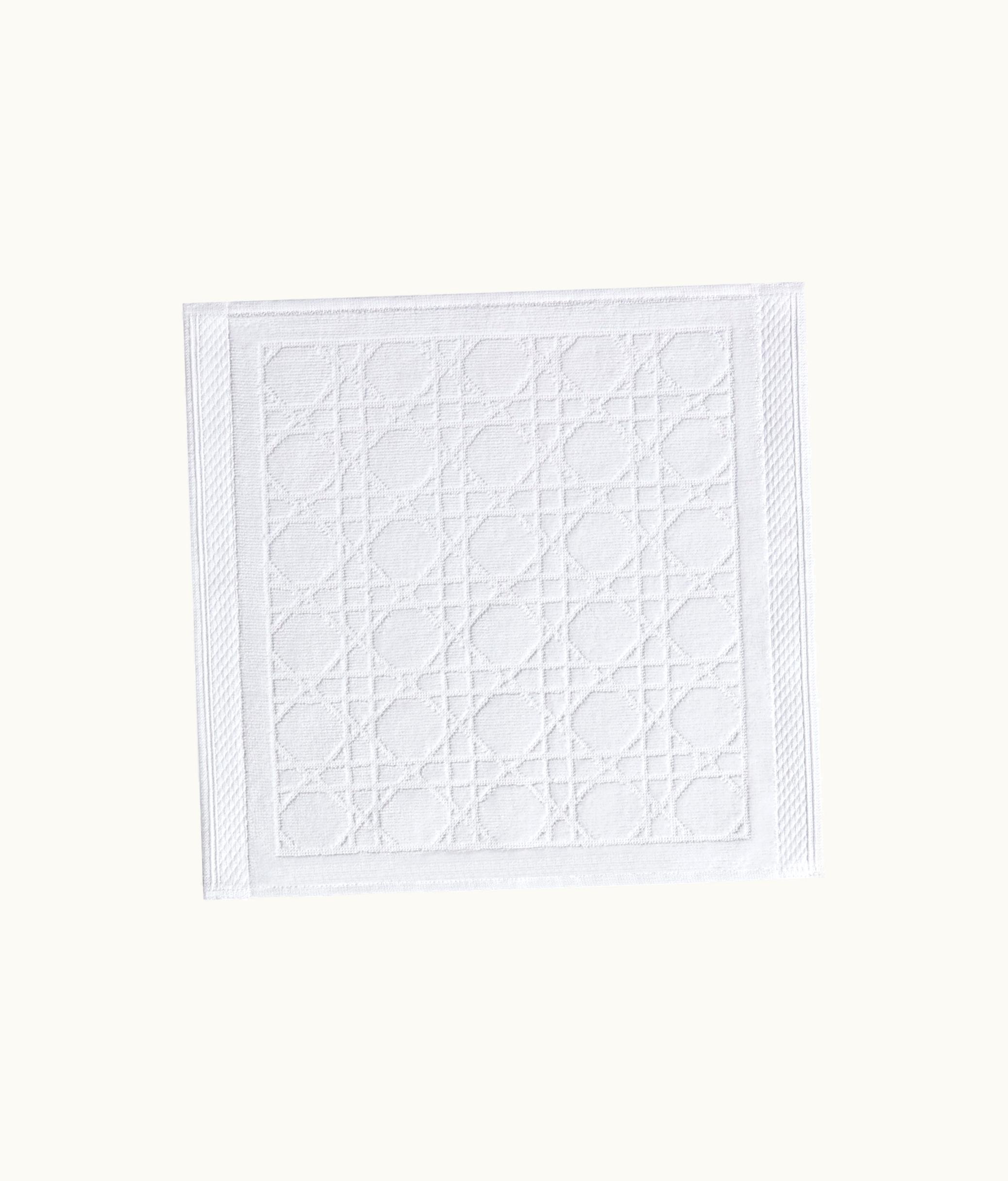 Dior Washcloth - White Cannage 30 Montaigne