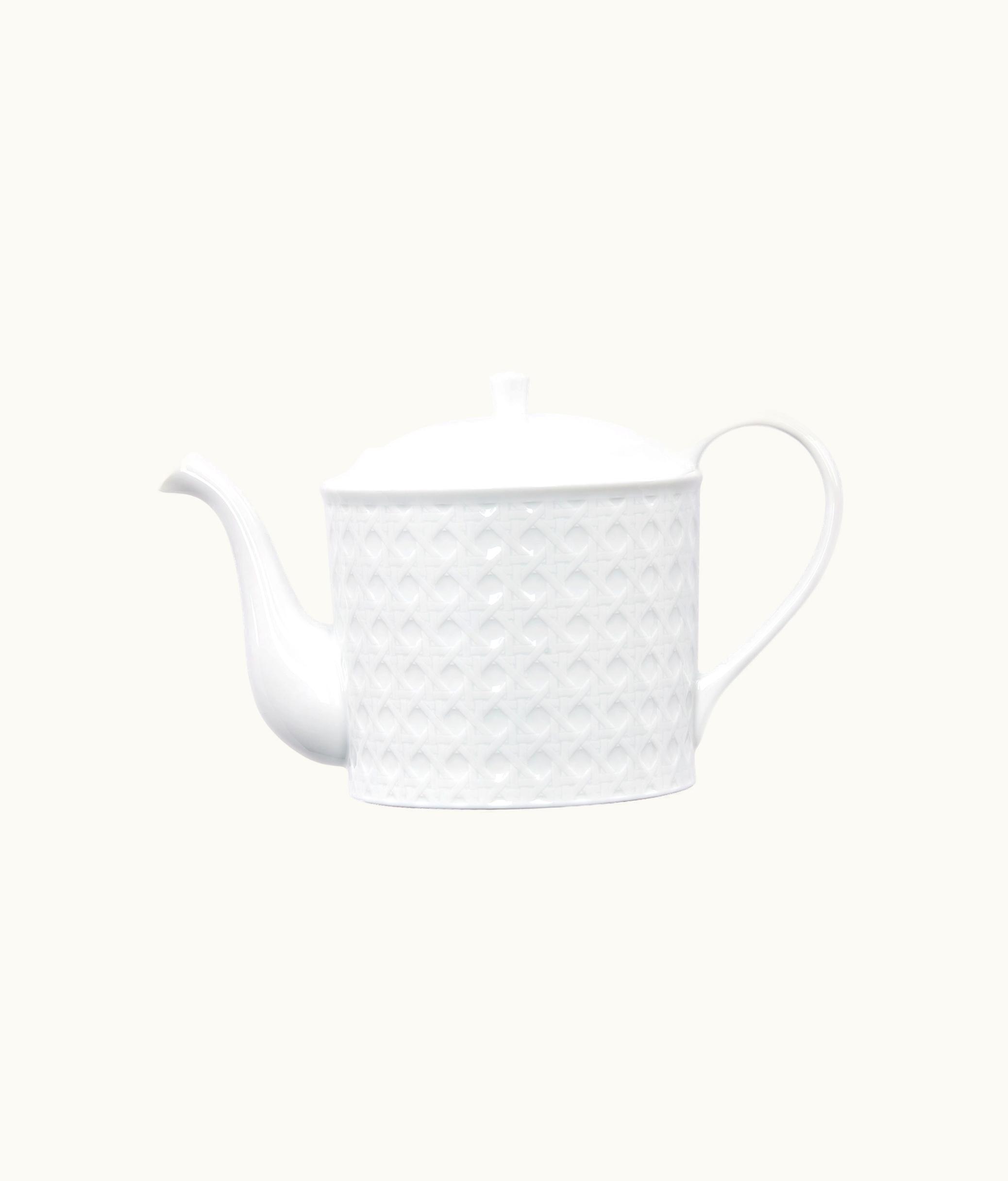 Dior Teapot - White Miss Dior Cannage