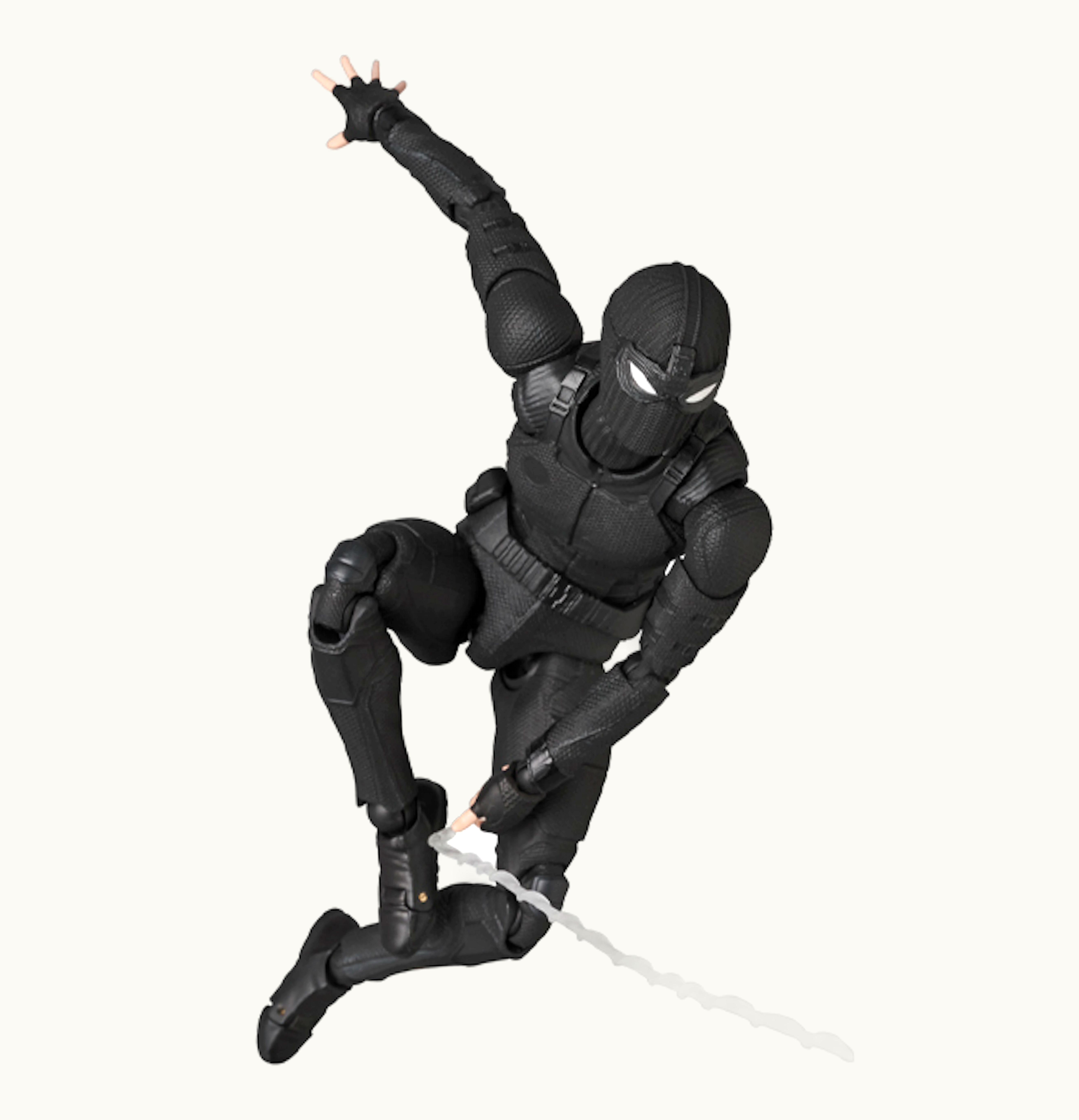 Medicom Mafex Medicom Mafex Marvel Spider Man Far From Home Spider Man Stealth Suit No 125 Action Figure