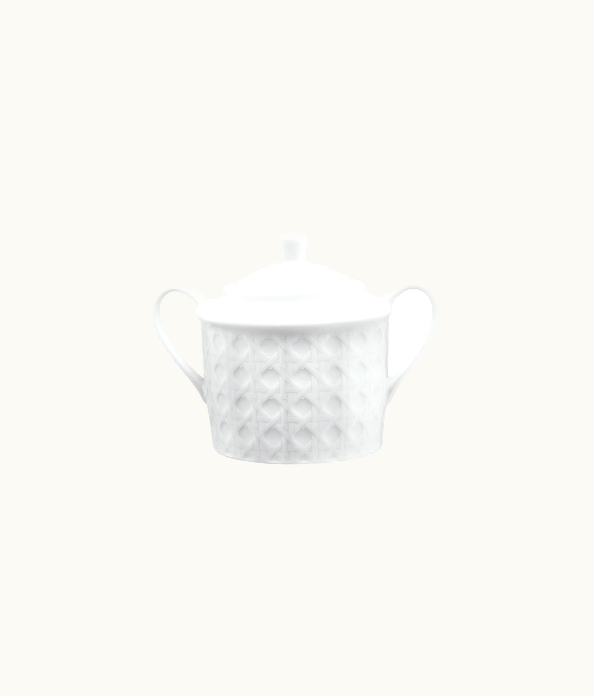 Dior Sugar Bowl - White Miss Dior Cannage