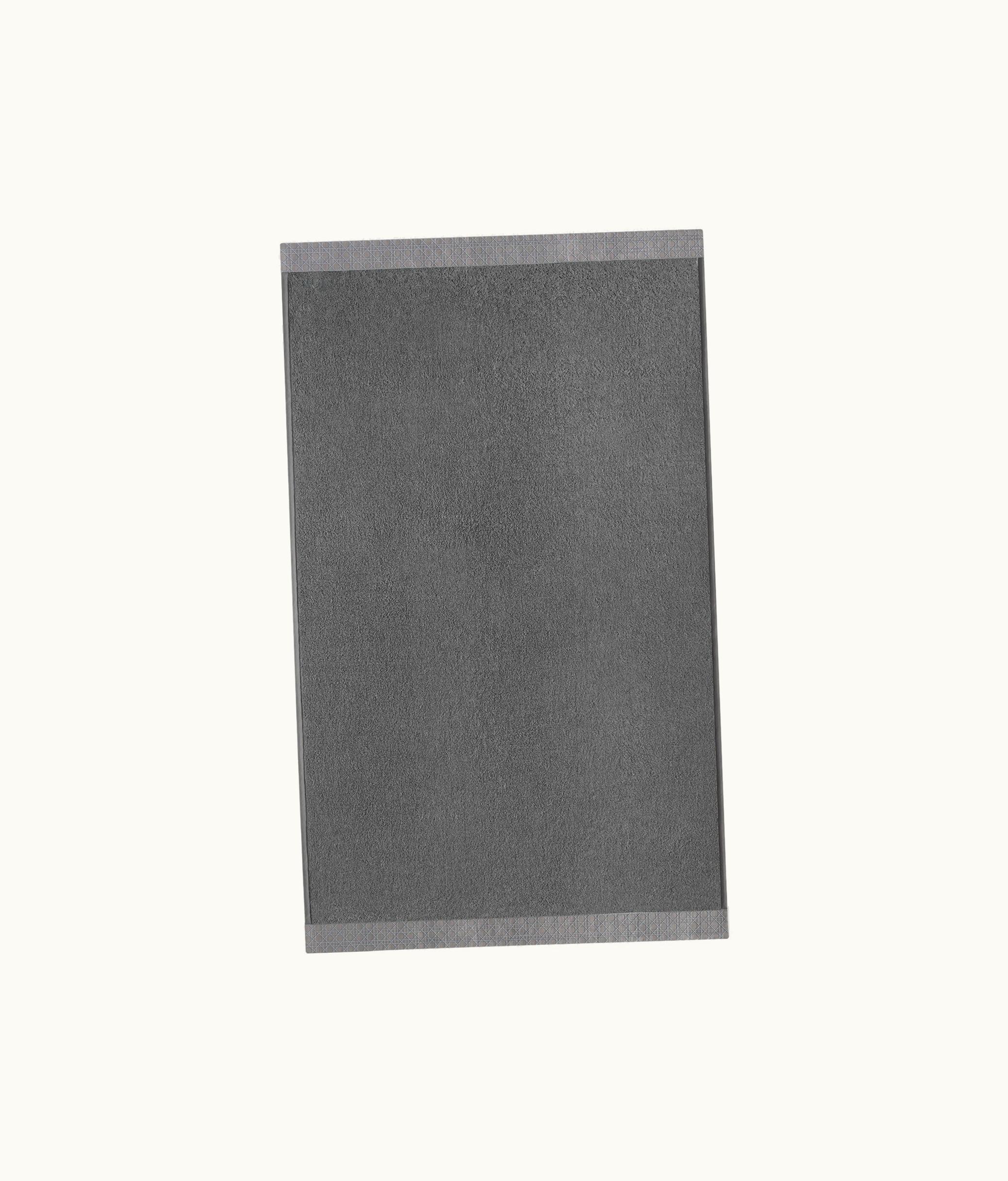 Dior Bath Sheet - Anthracite Gray Cannage