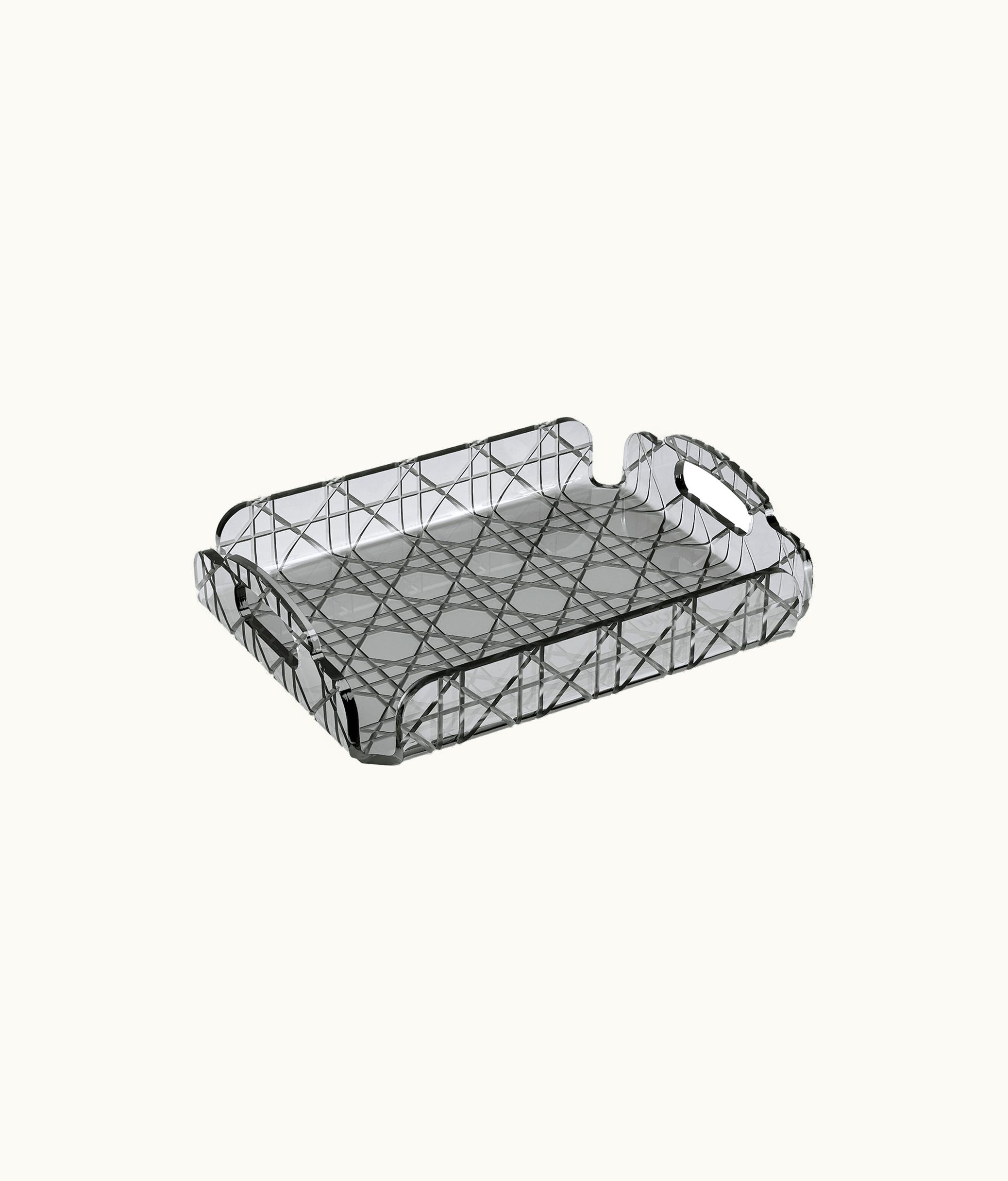 Dior Mini Tray - Anthracite Cannage