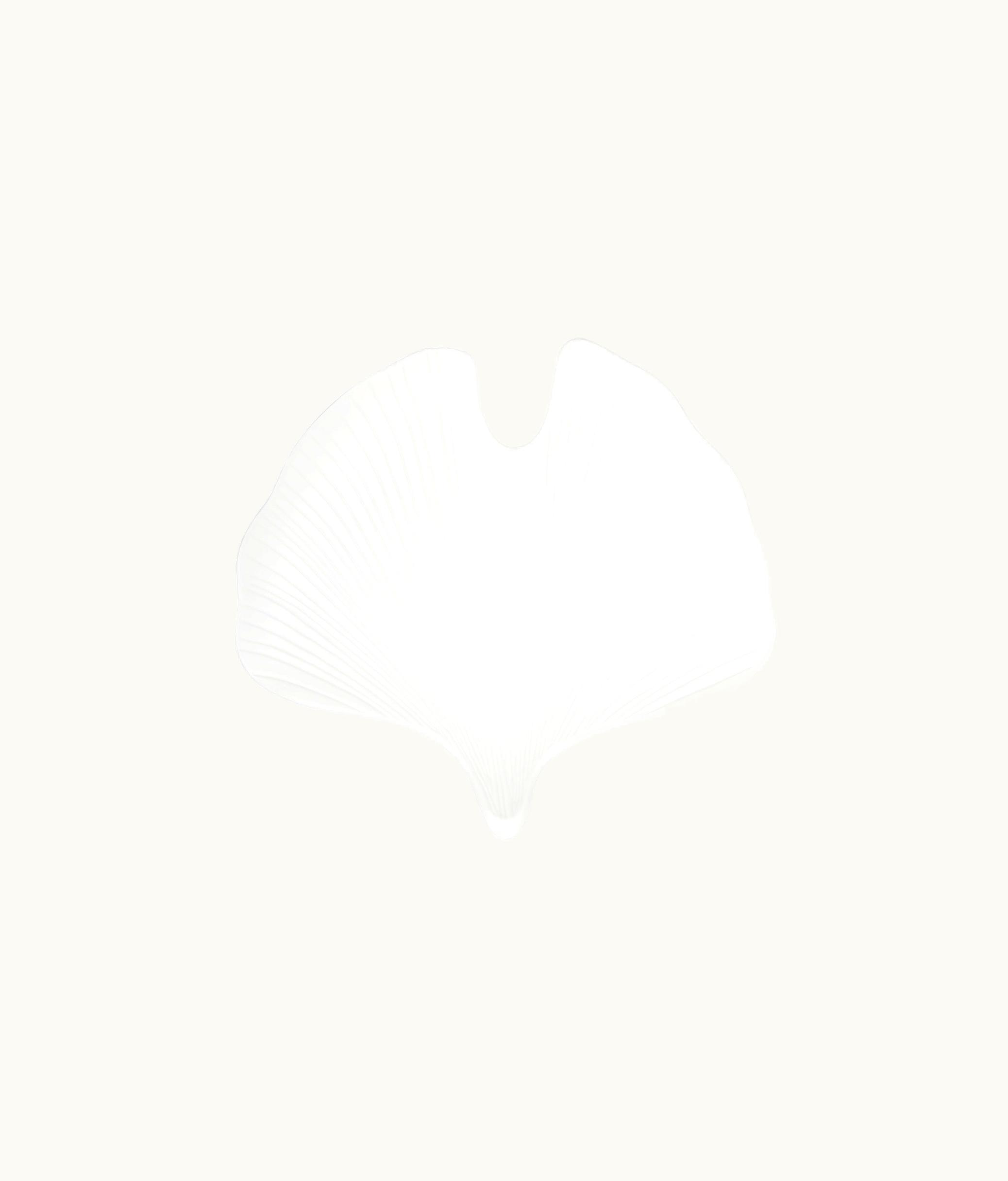 Dior Dior Decorative Plate - White Ginkgo