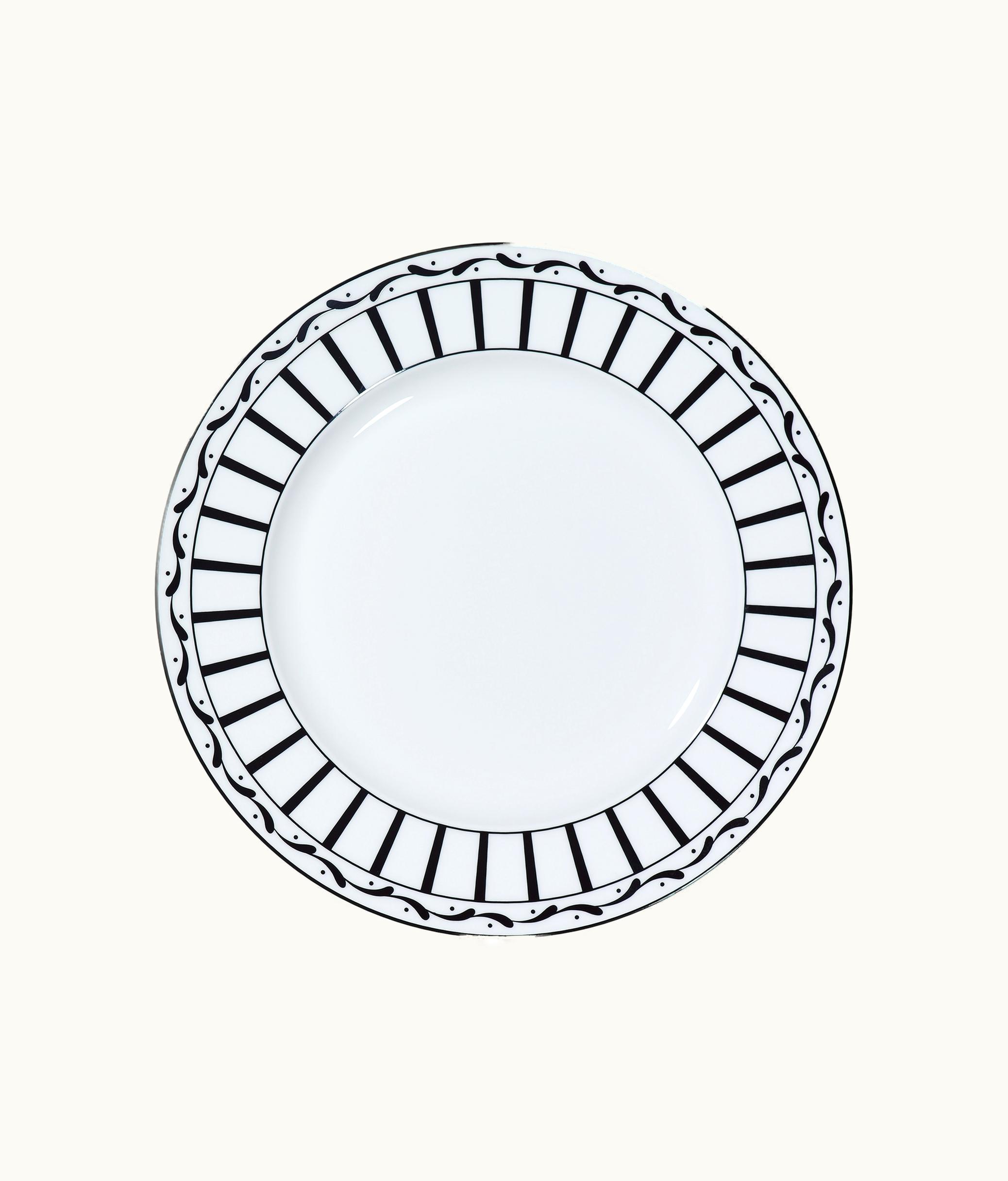 Dior Dior Luxe Limoges Dinner Plate Black & White