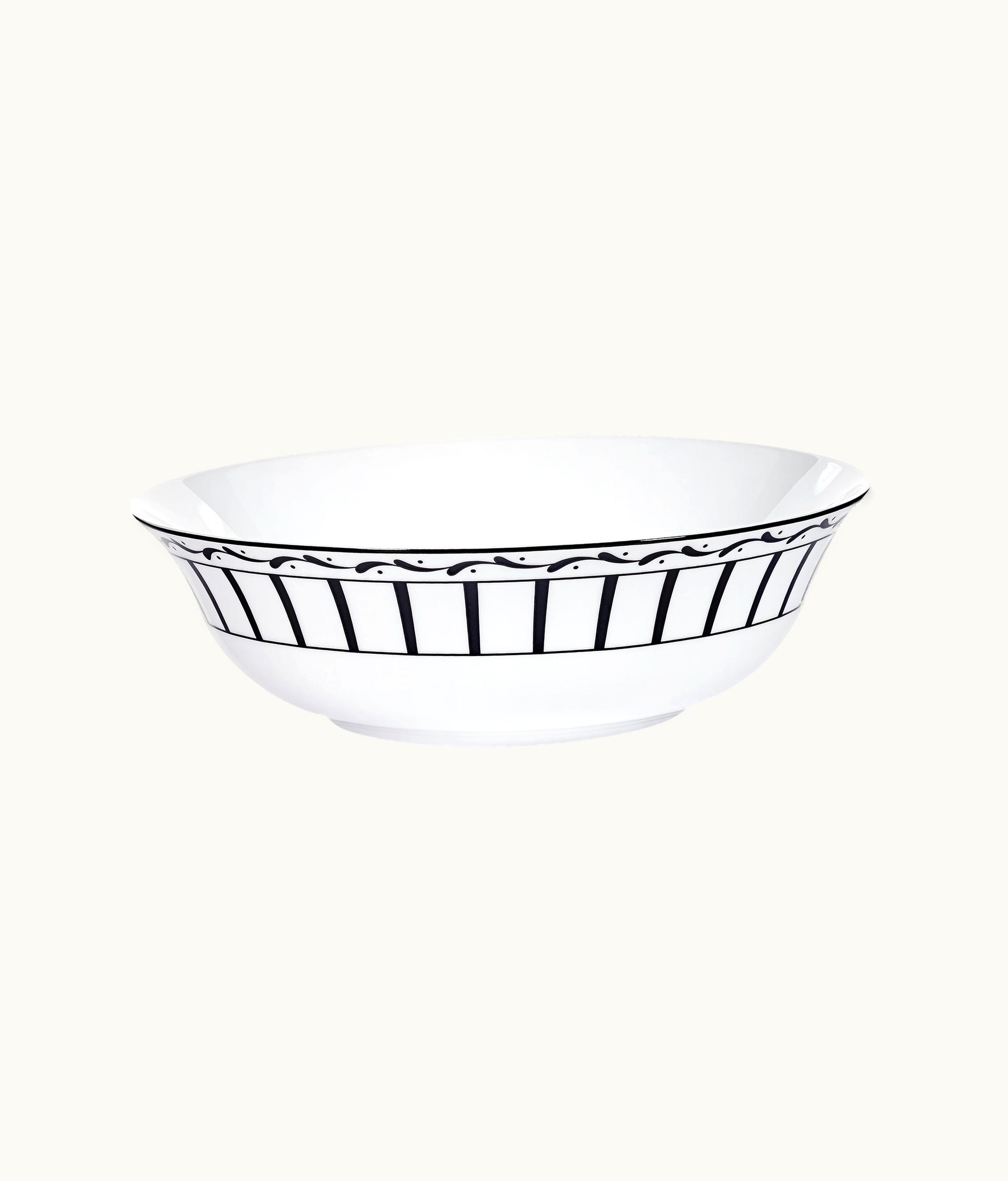 Dior Salad Bowl - White And Black Monsieur Dior