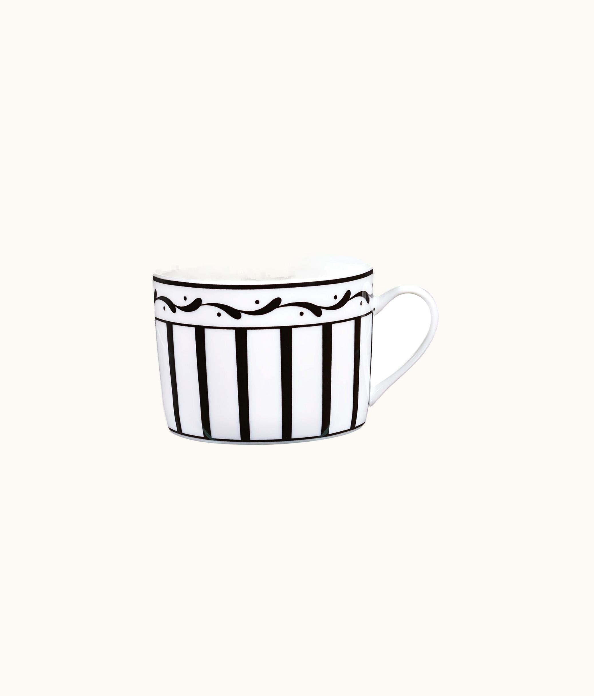 Dior Teacup - White And Black Monsieur Dior