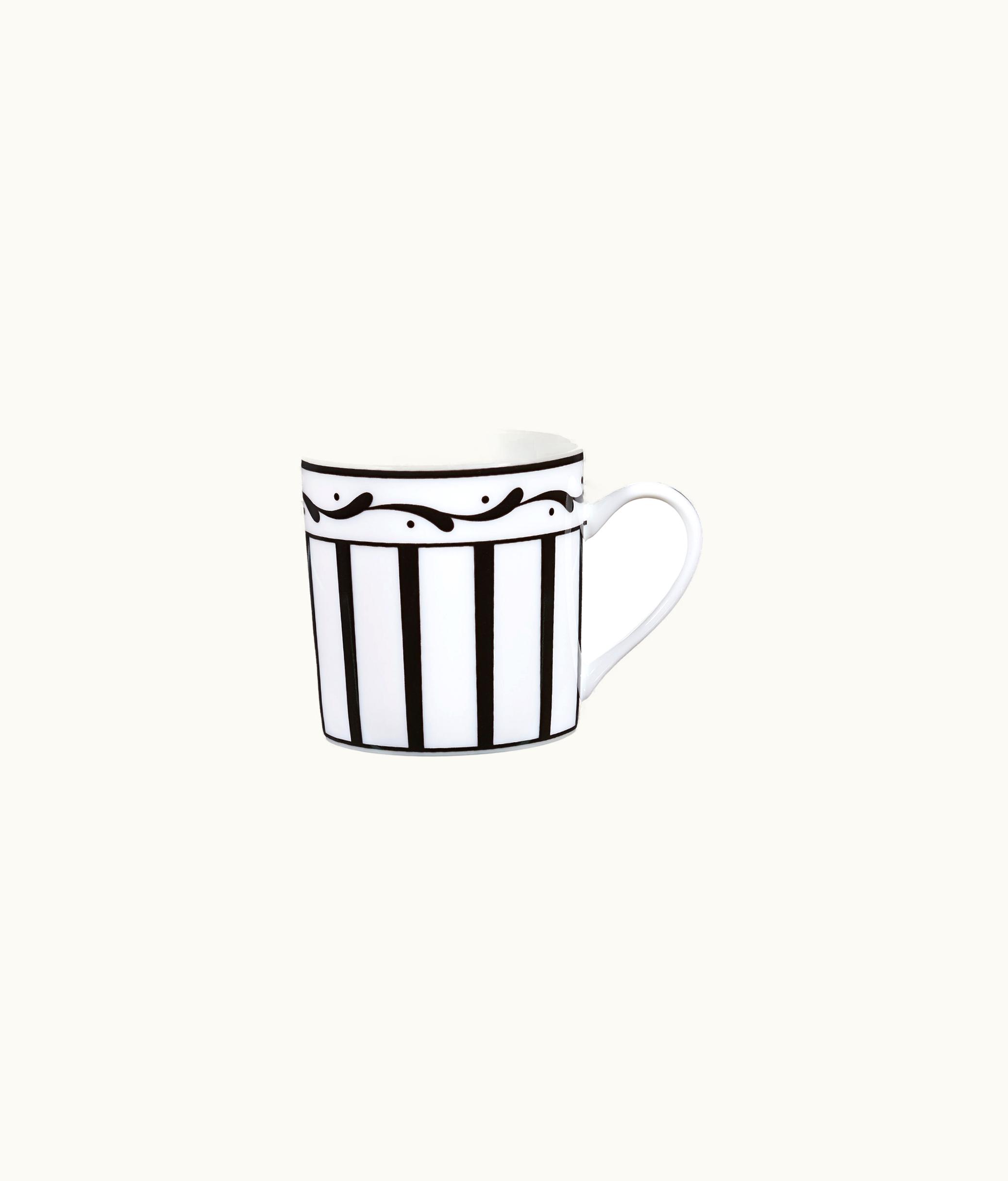 Dior Coffee Cup - White And Black Monsieur Dior