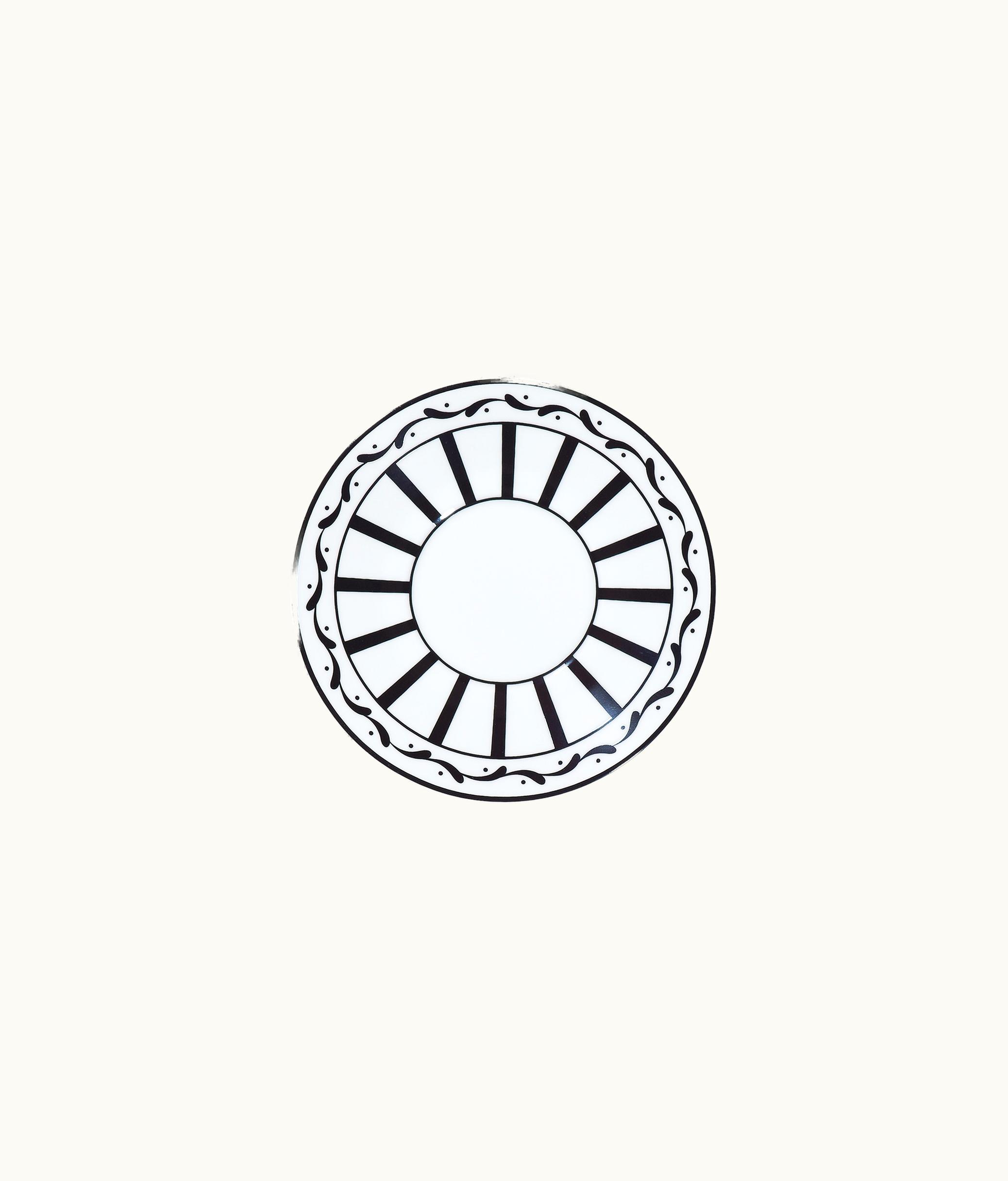 Dior Coffee Cup Saucer - White And Black Monsieur Dior