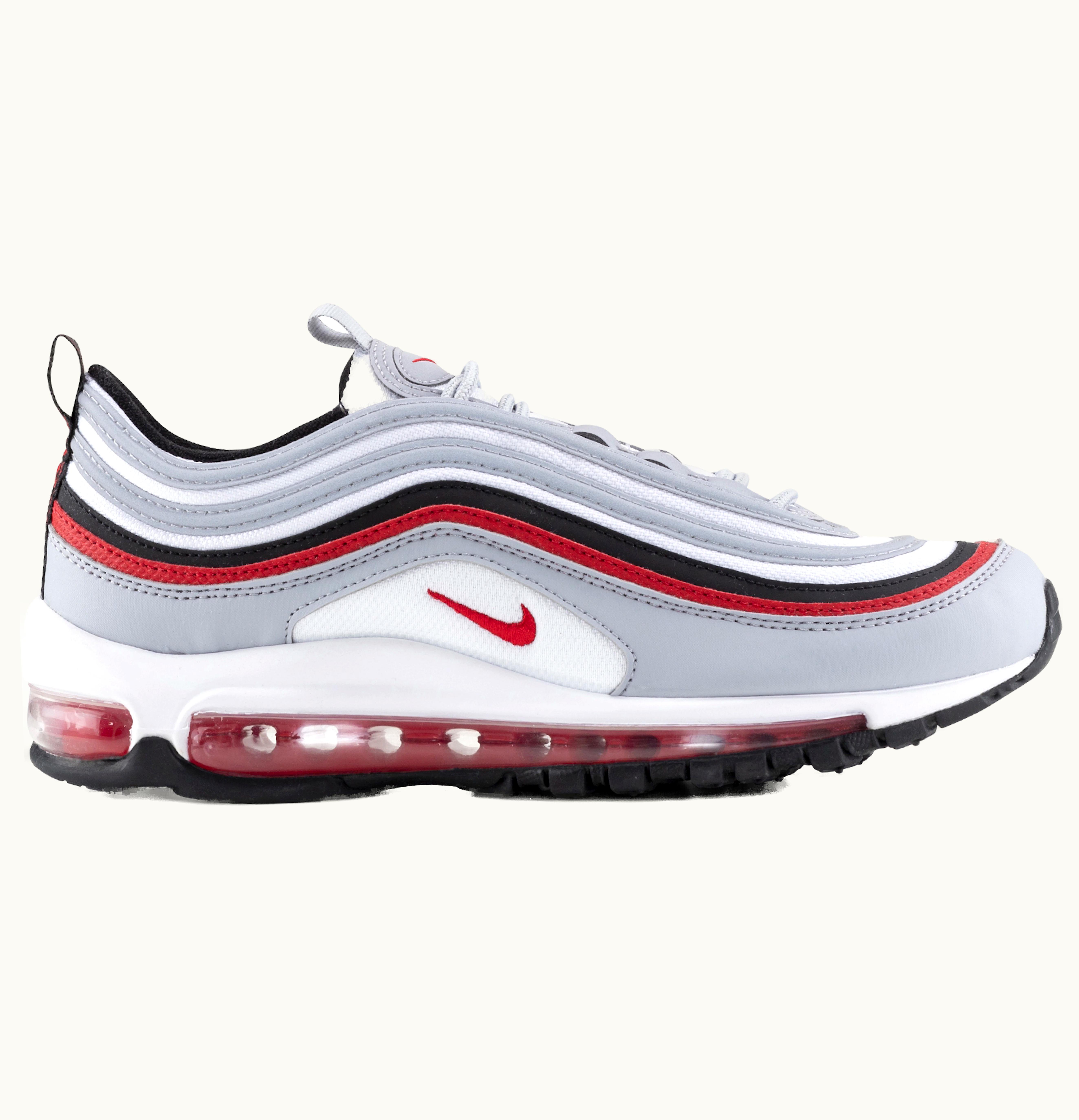Nike Nike Air Max 97 Grey White Red GS