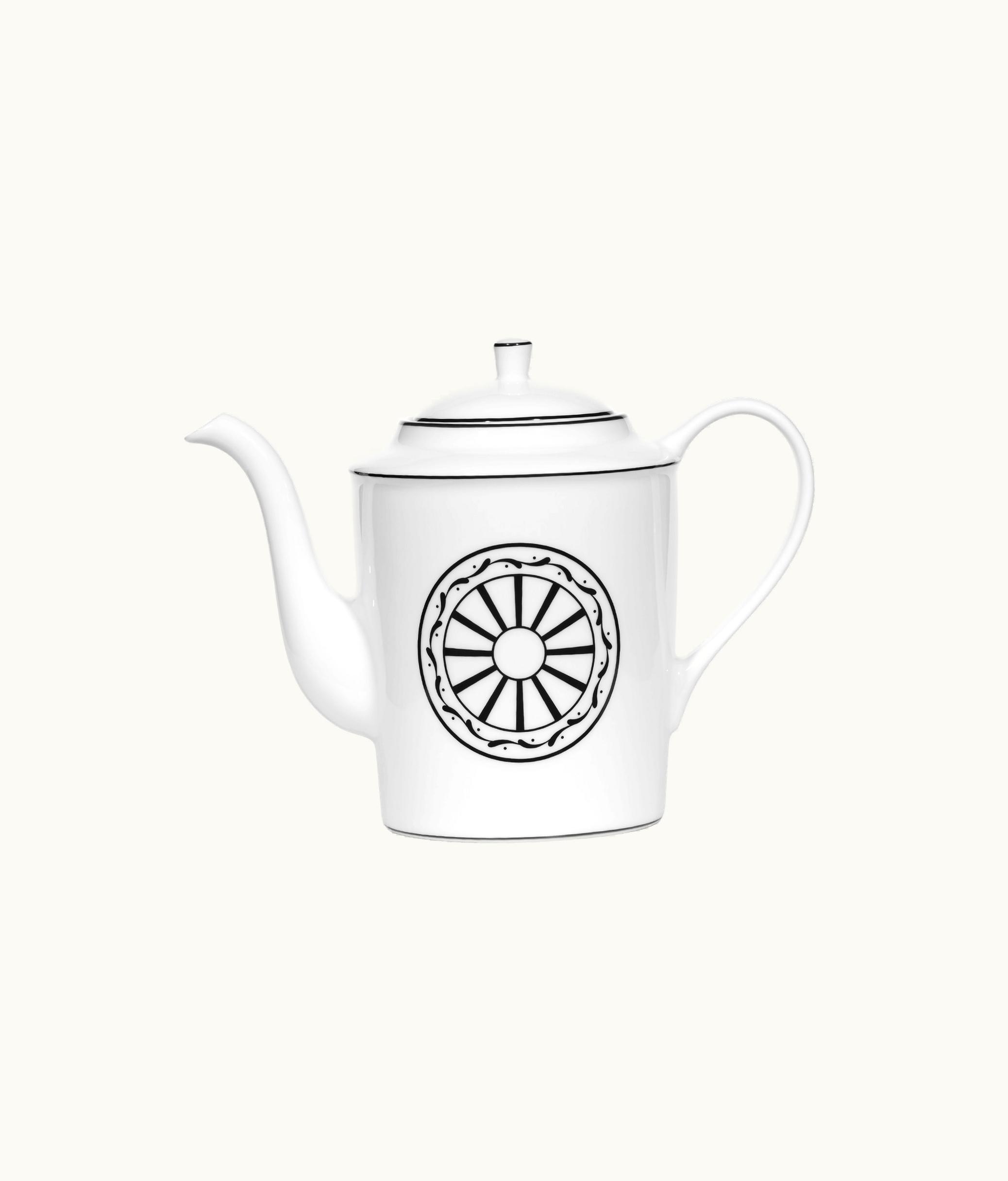 Dior Coffee Pot - White And Black Monsieur Dior