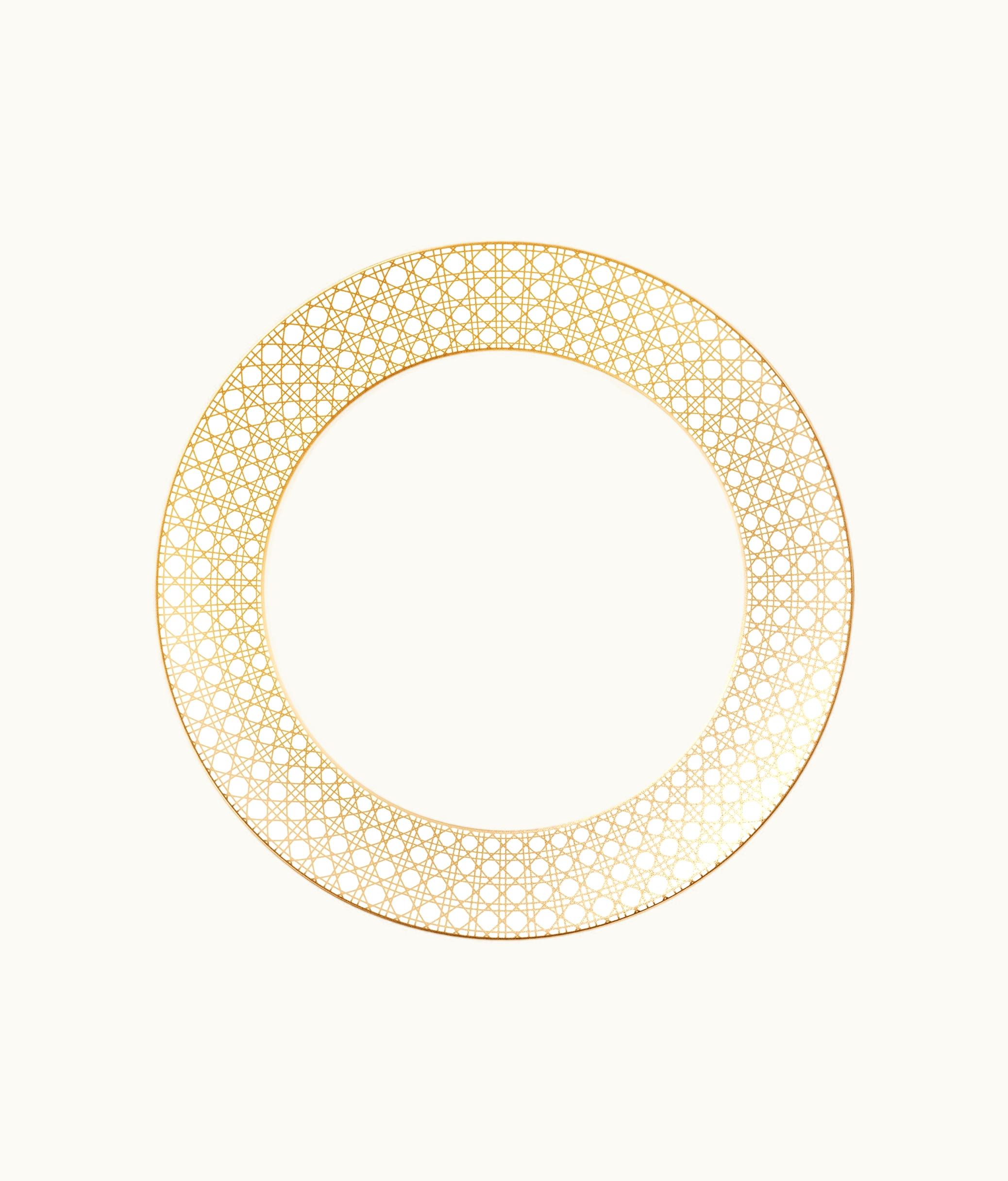 Dior Dior Dinner Plate - Gold-Tone Cannage Montaigne