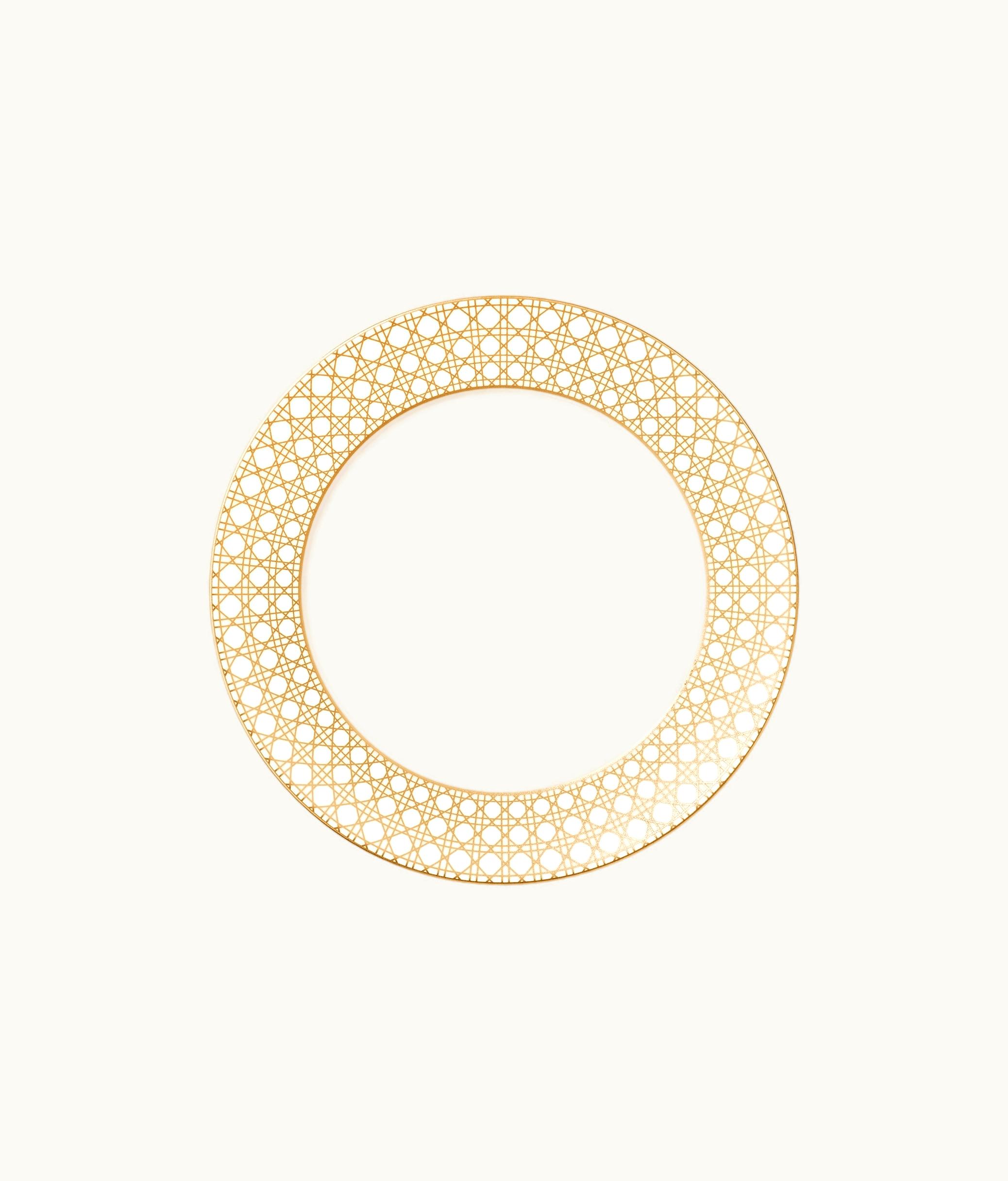 Dior Dior Pasta Plate - Gold-Tone Cannage Montaigne