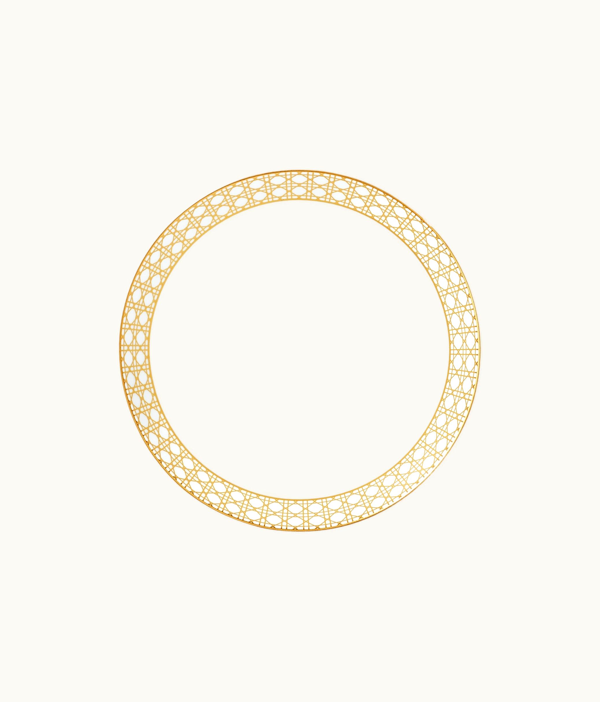 Dior Dior Soup Plate - Gold-Tone Cannage Montaigne