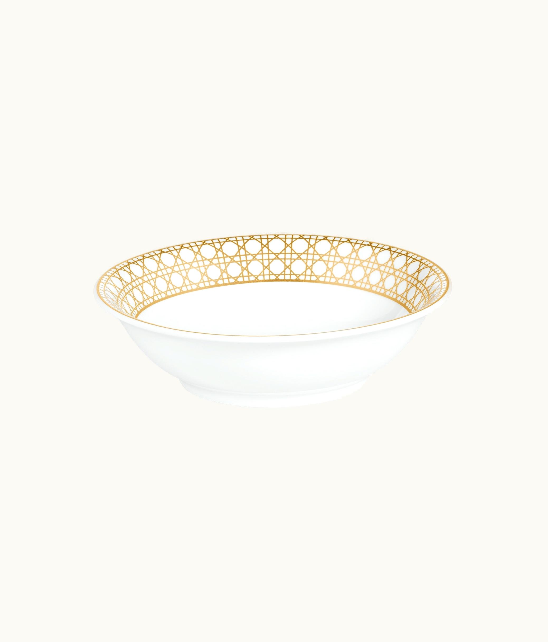 Dior Dior Cereal Bowl - Gold-Tone Cannage Montaigne