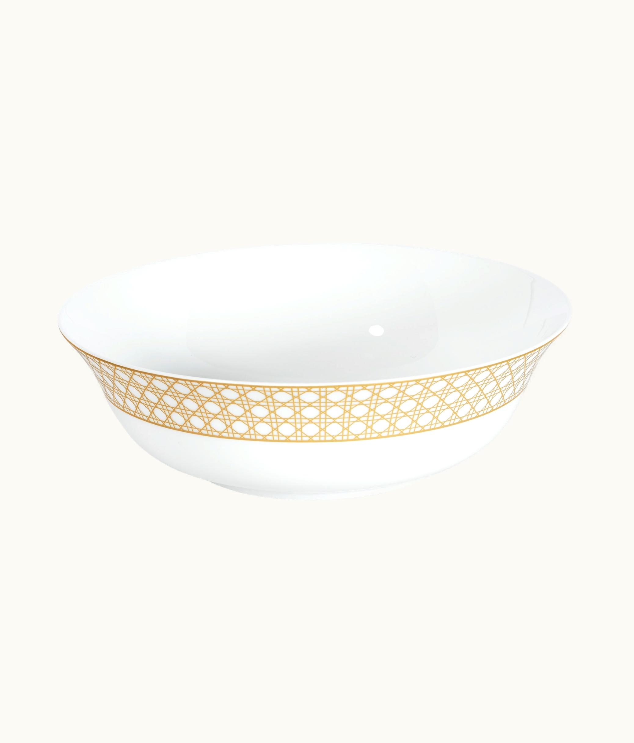 Dior Dior Salad Bowl - Gold-Tone Cannage Montaigne