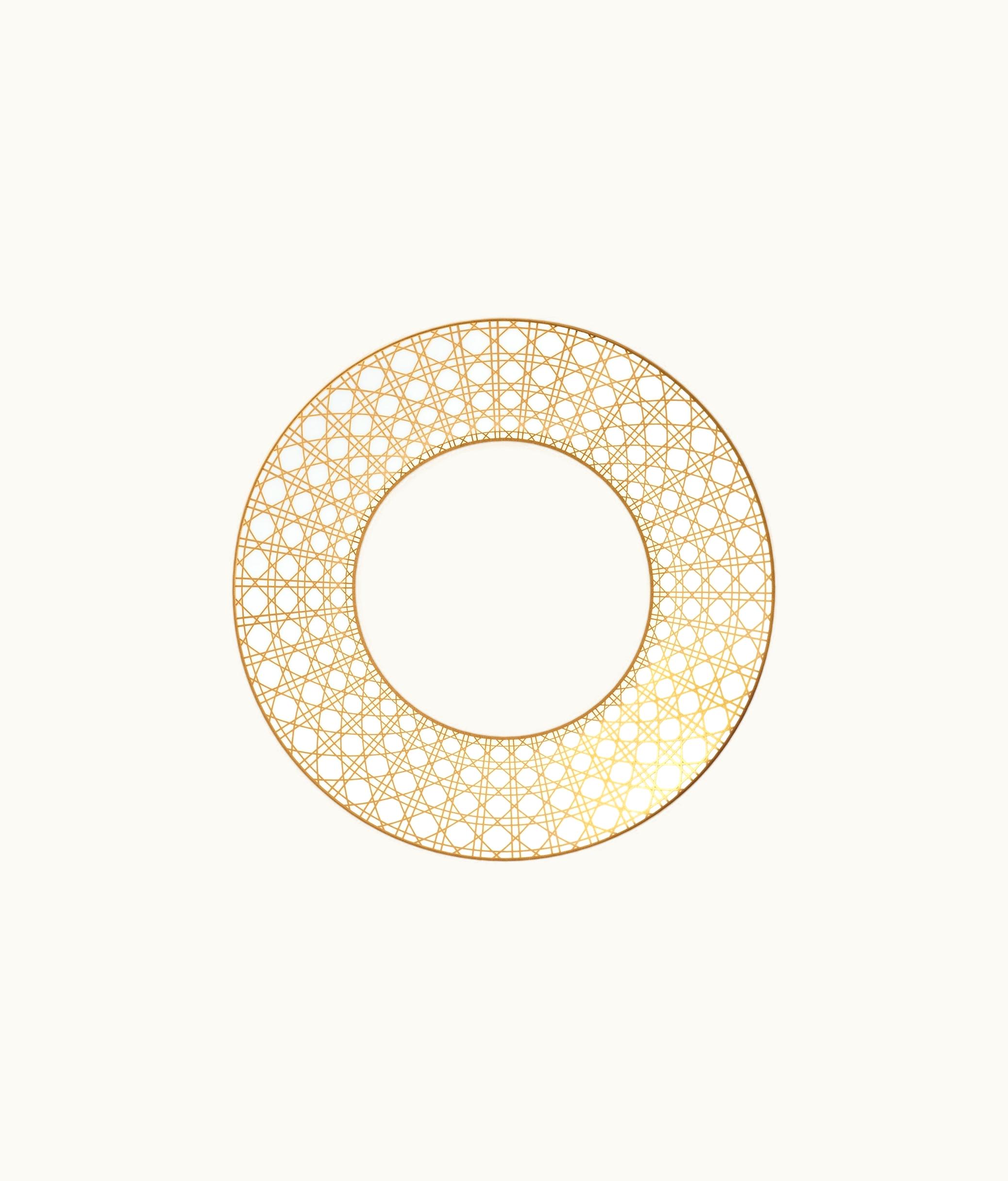 Dior Dior Breakfast Saucer - Gold-Tone Cannage Montaigne