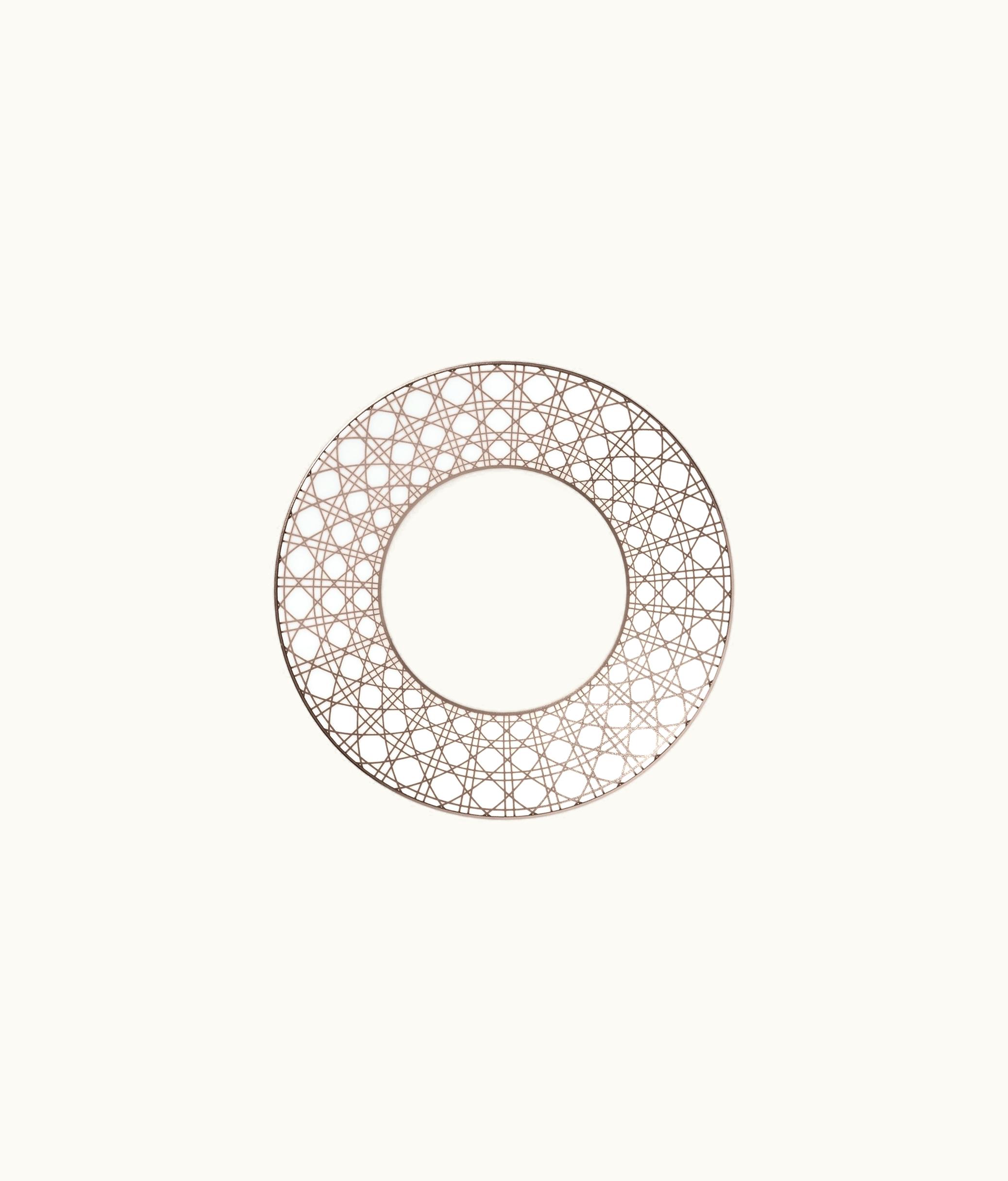Dior Dior Teacup Saucer - White And Beige Cannage Montaigne