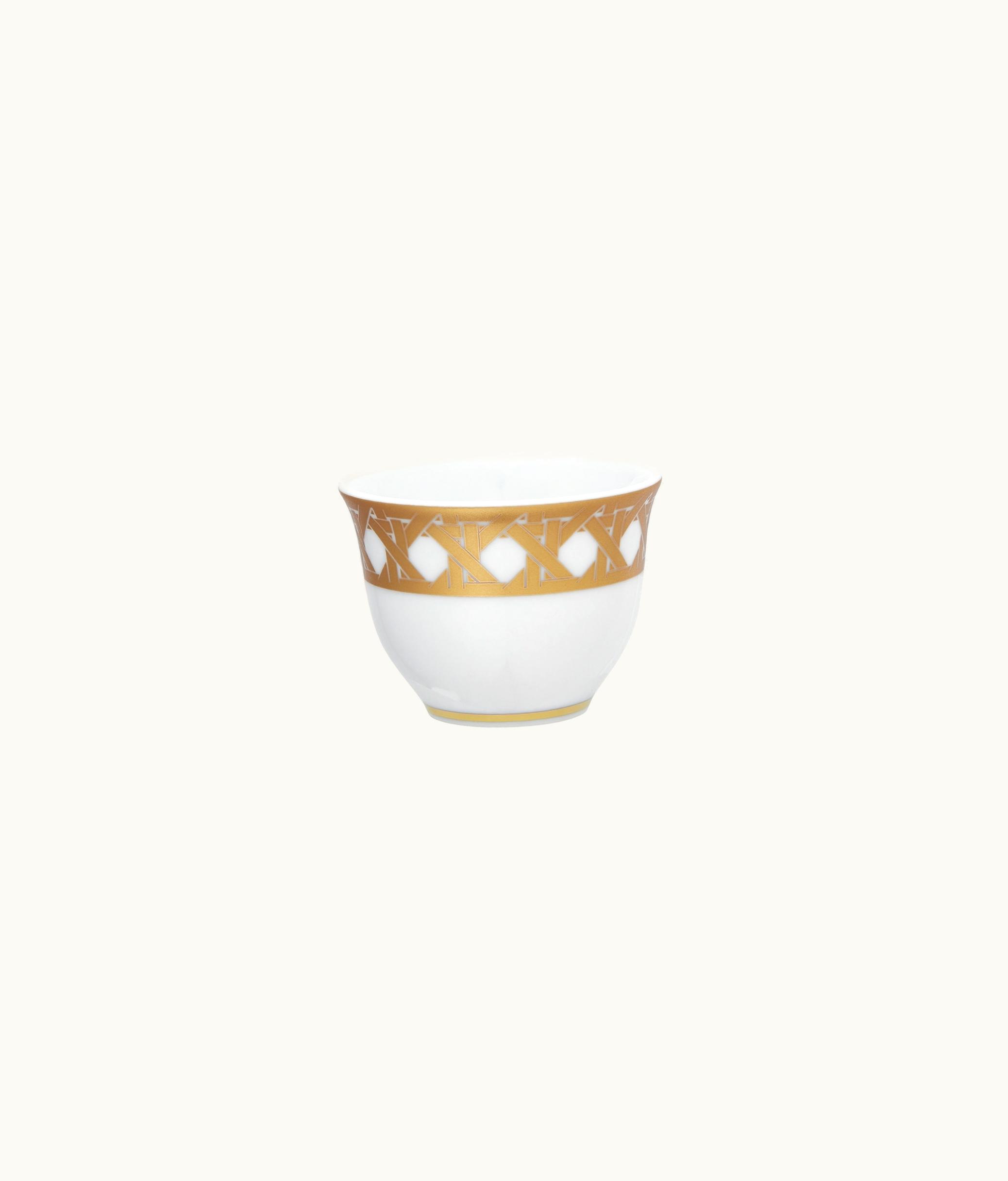 Dior Dior Oriental Coffee Cup - Gold-Tone Cannage Montaigne