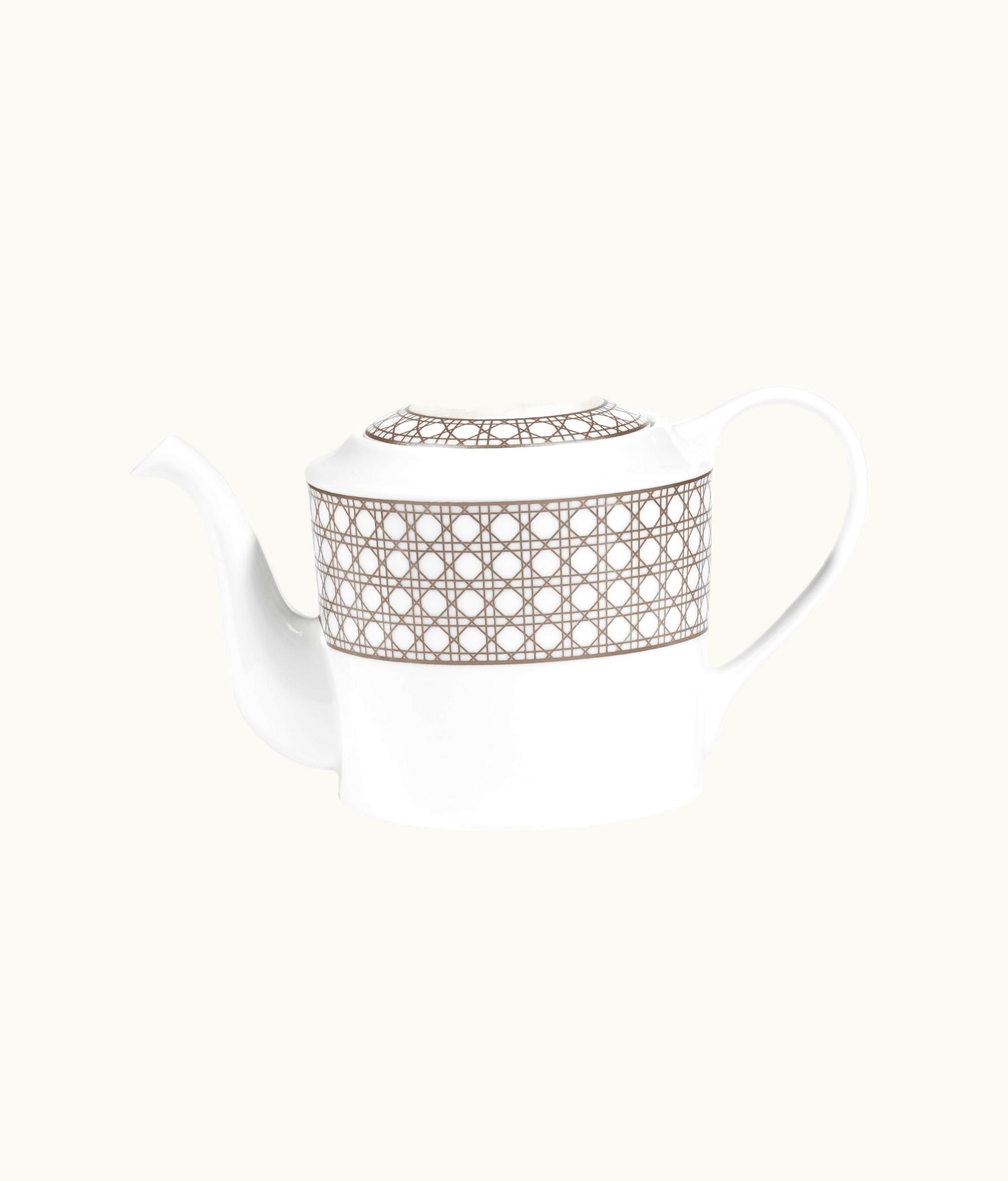 Dior Dior Teapot - White And Beige Cannage Montaigne