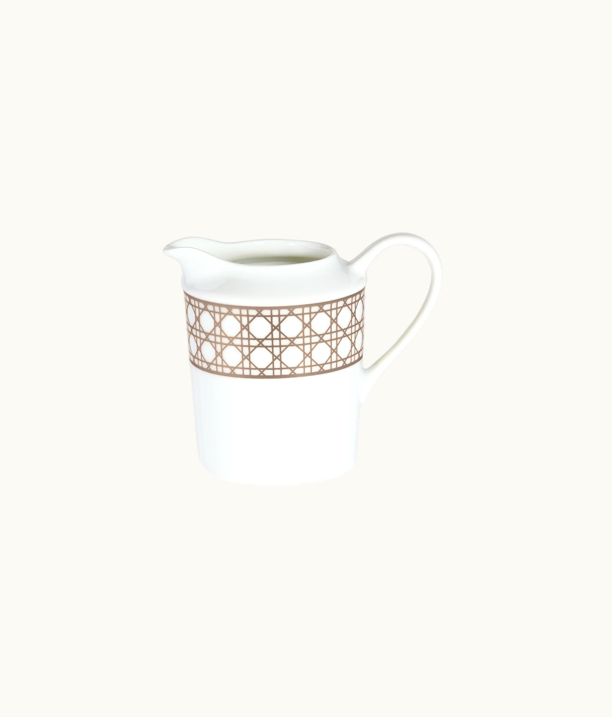 Dior Dior Creamer - White And Beige Cannage Montaigne