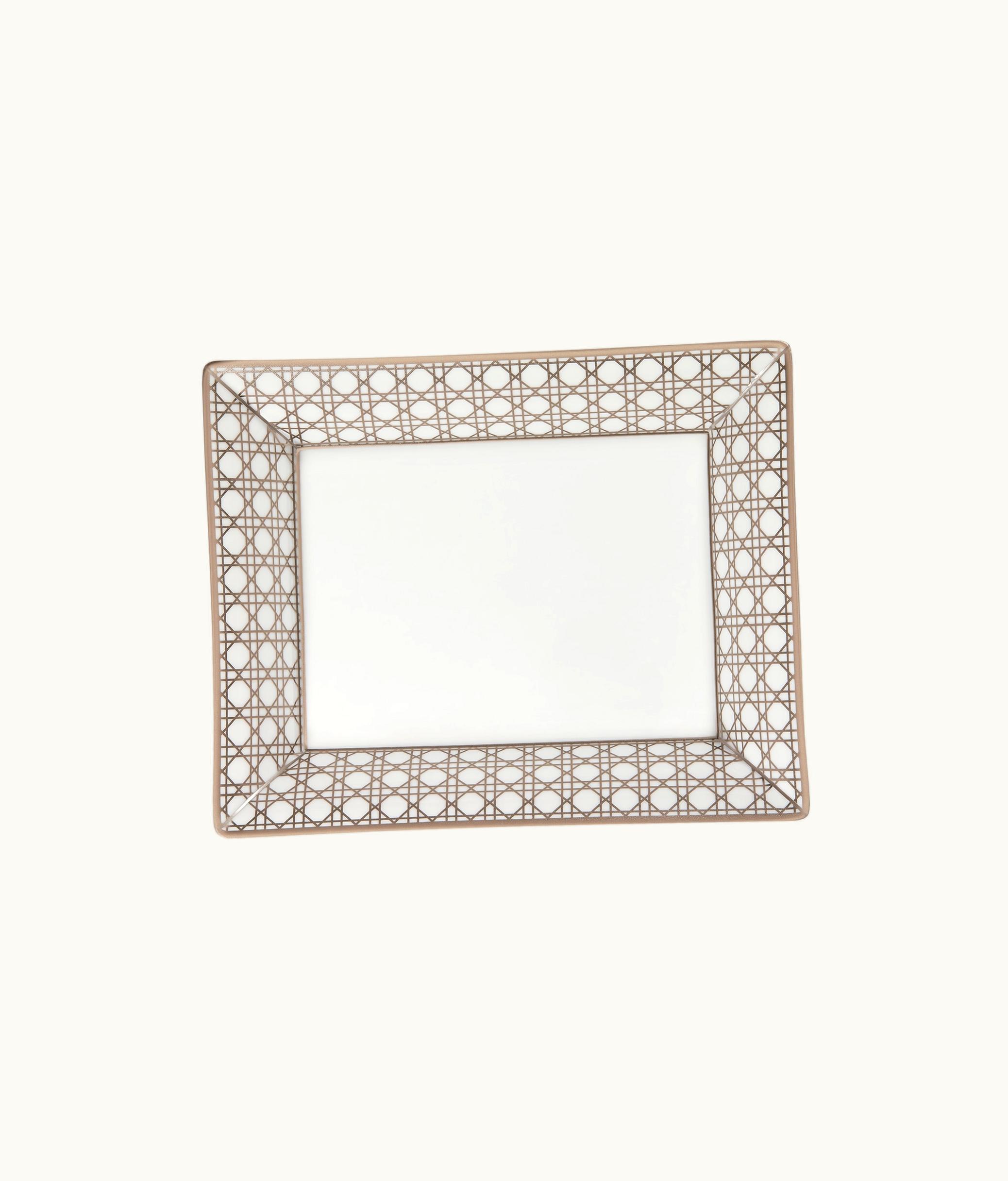 Dior Dior Trinket Tray - Silver-Tone Cannage