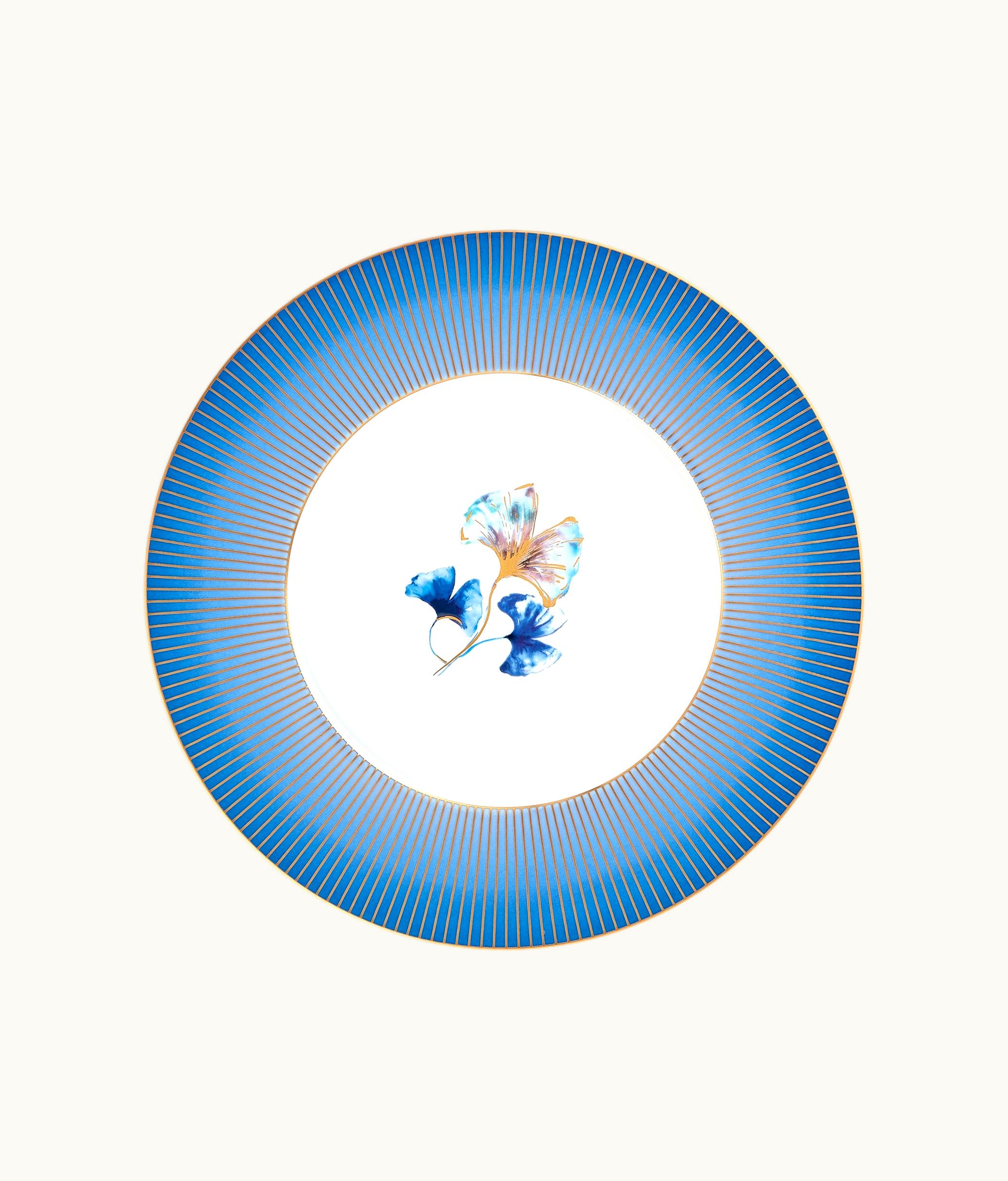 Dior Dior Decorative Plate - Blue Ginkgo