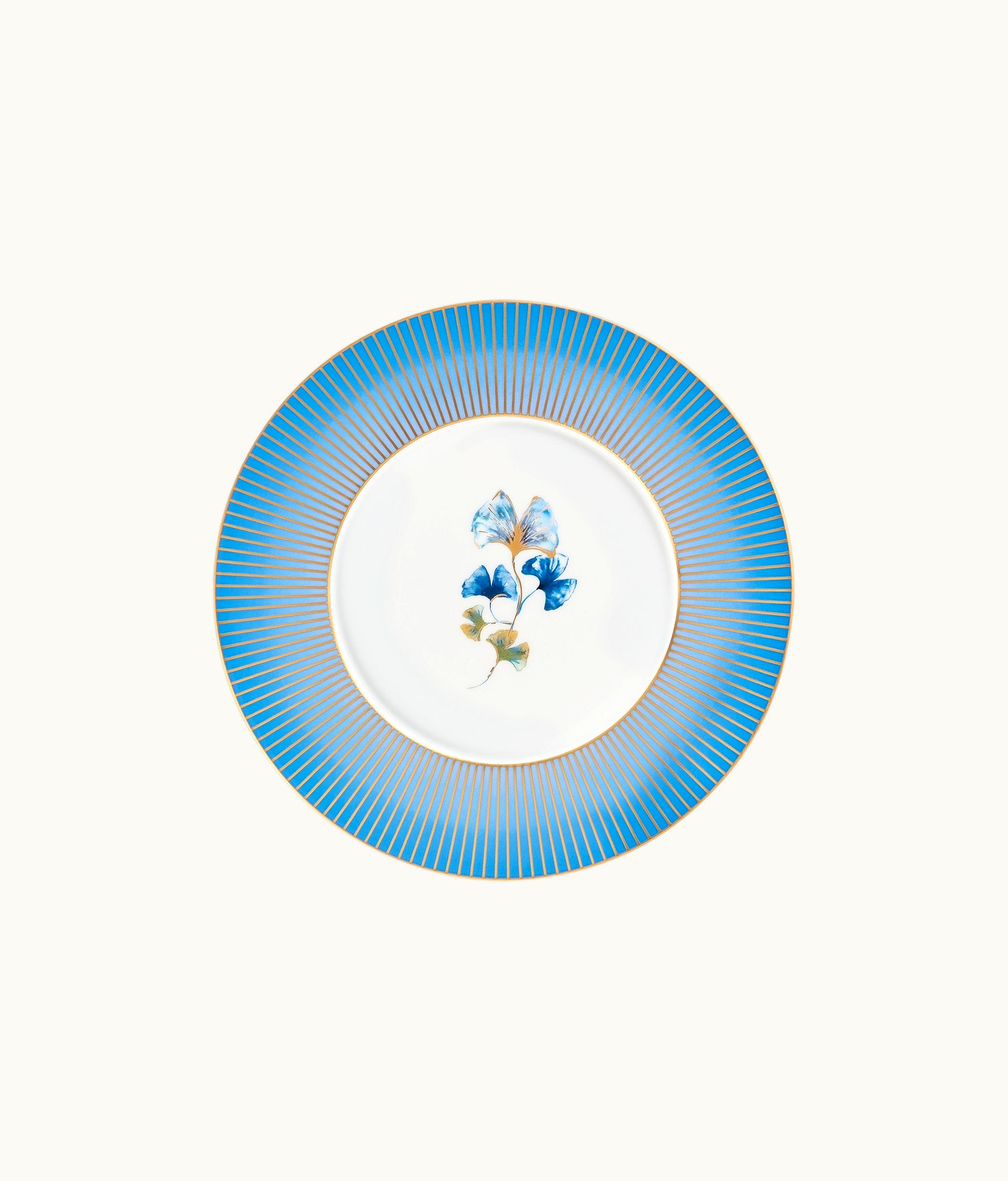 Dior Dior Dessert Plate - Blue Ginkgo
