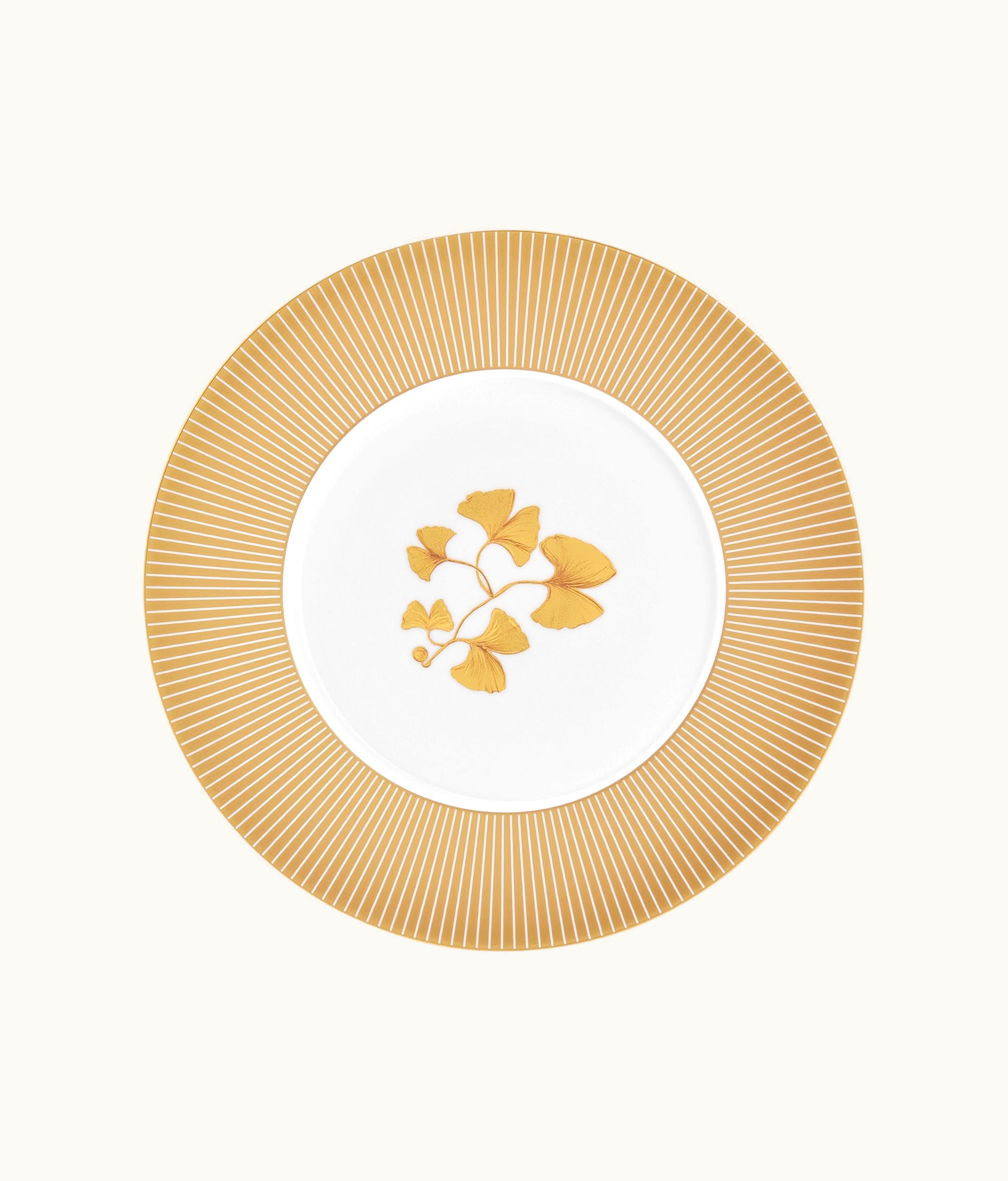 Dior Dior Dinner Plate - Gold-Tone Ginkgo