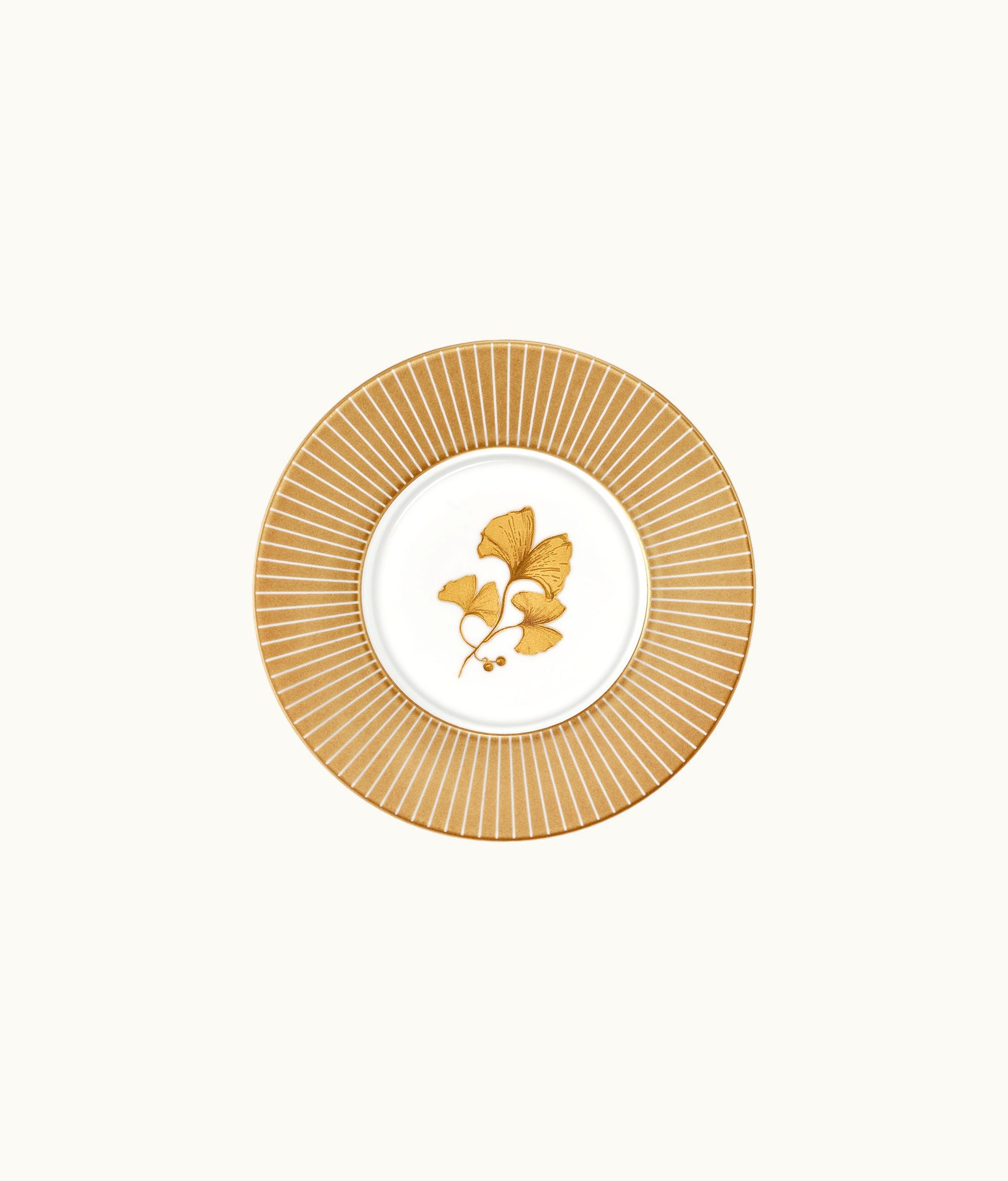 Dior Dior Side Plate - Gold-Tone Ginkgo