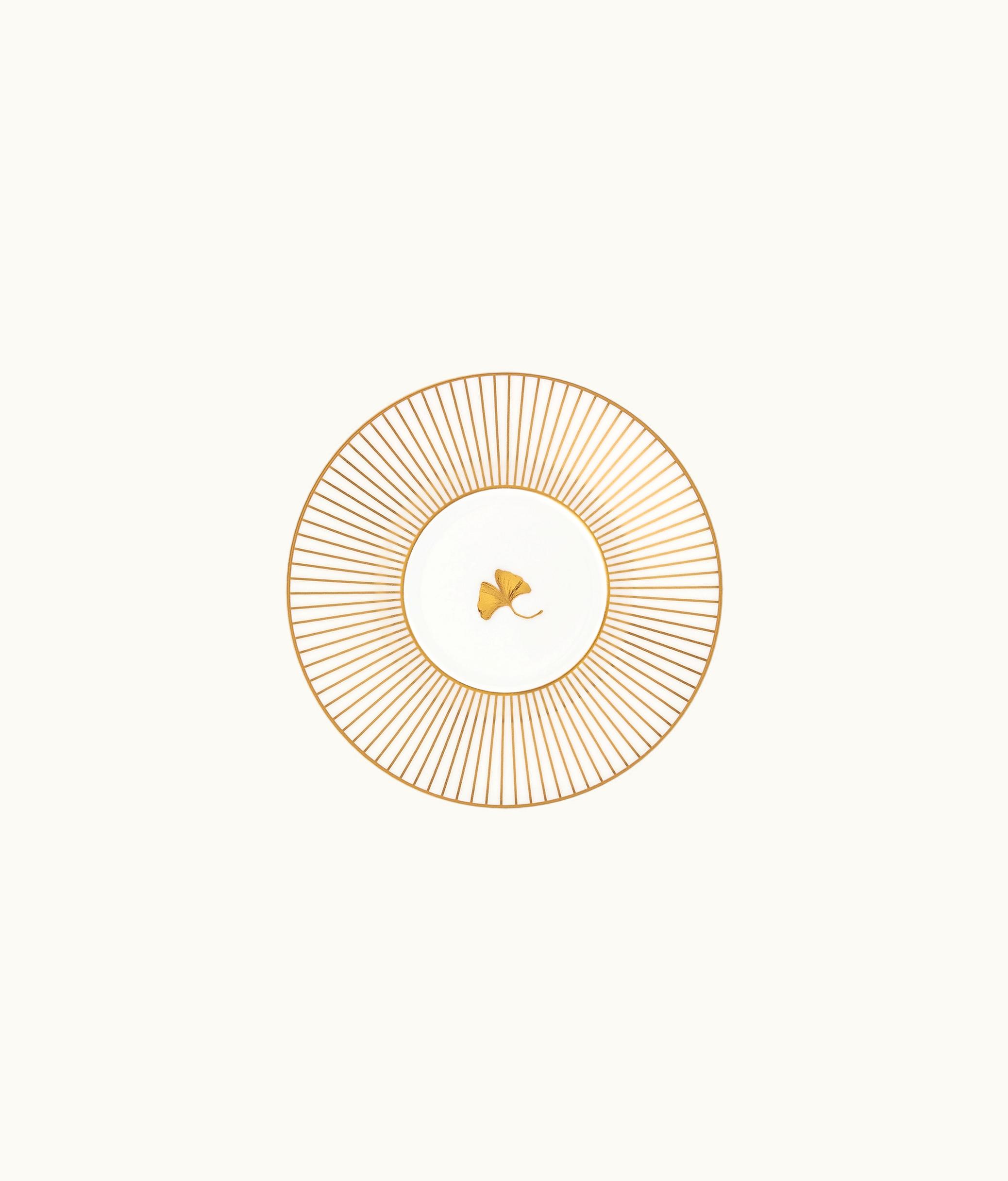 Dior Dior Coffee Cup Saucer - Gold-Tone Ginkgo