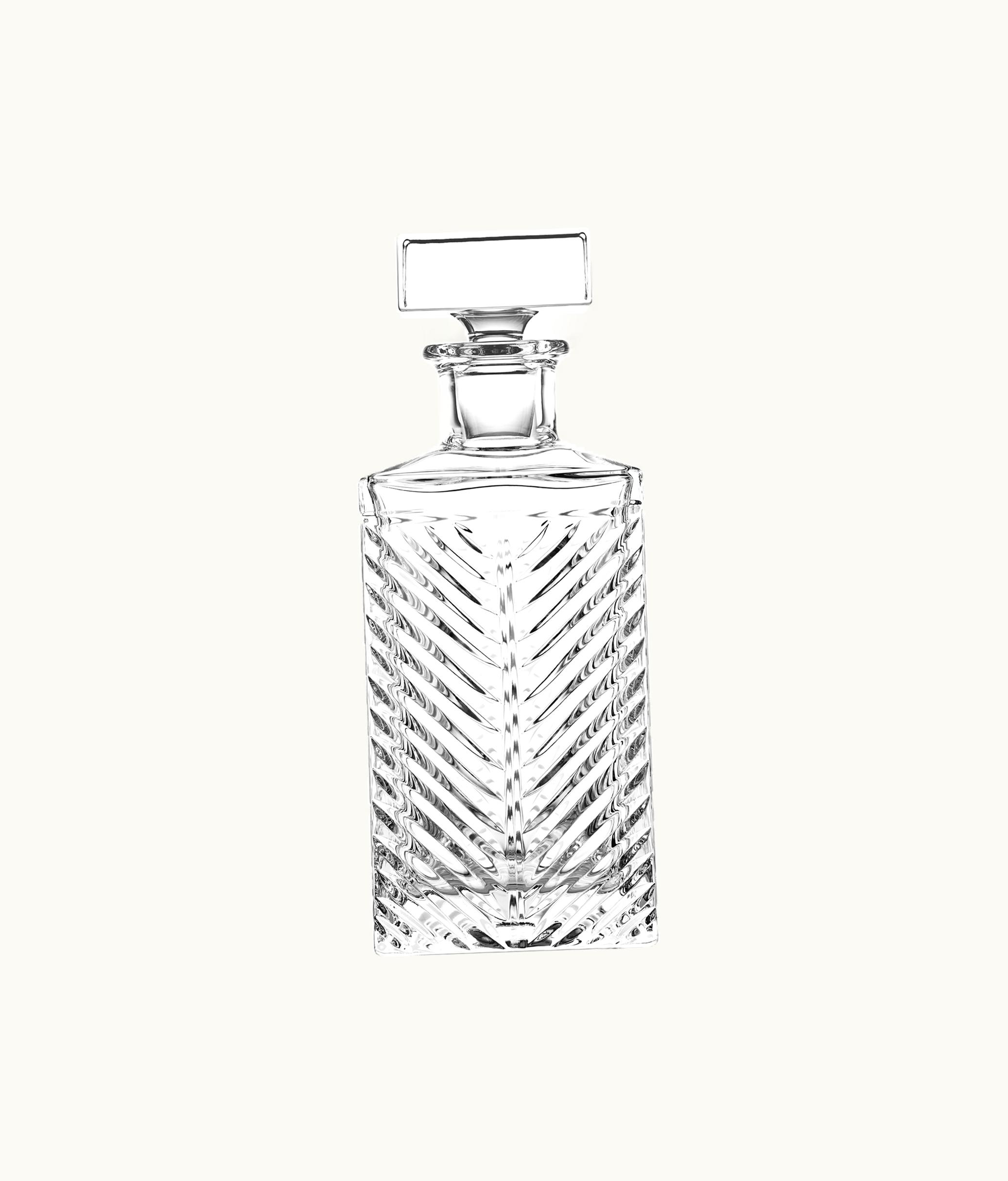 Dior Dior Whisky Decanter - Transparent Chevrons
