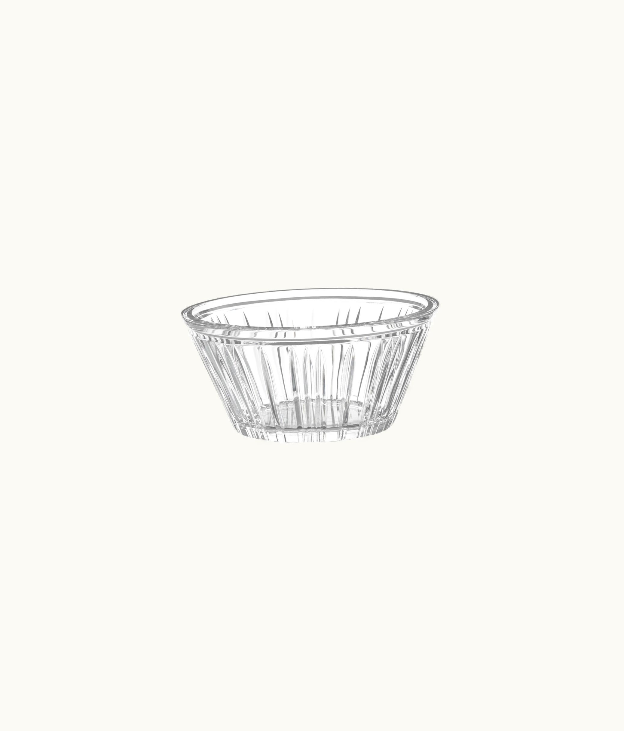 Dior Dior Maison Crystal Cannage Ice Cream Bowl - Transparent Stripes