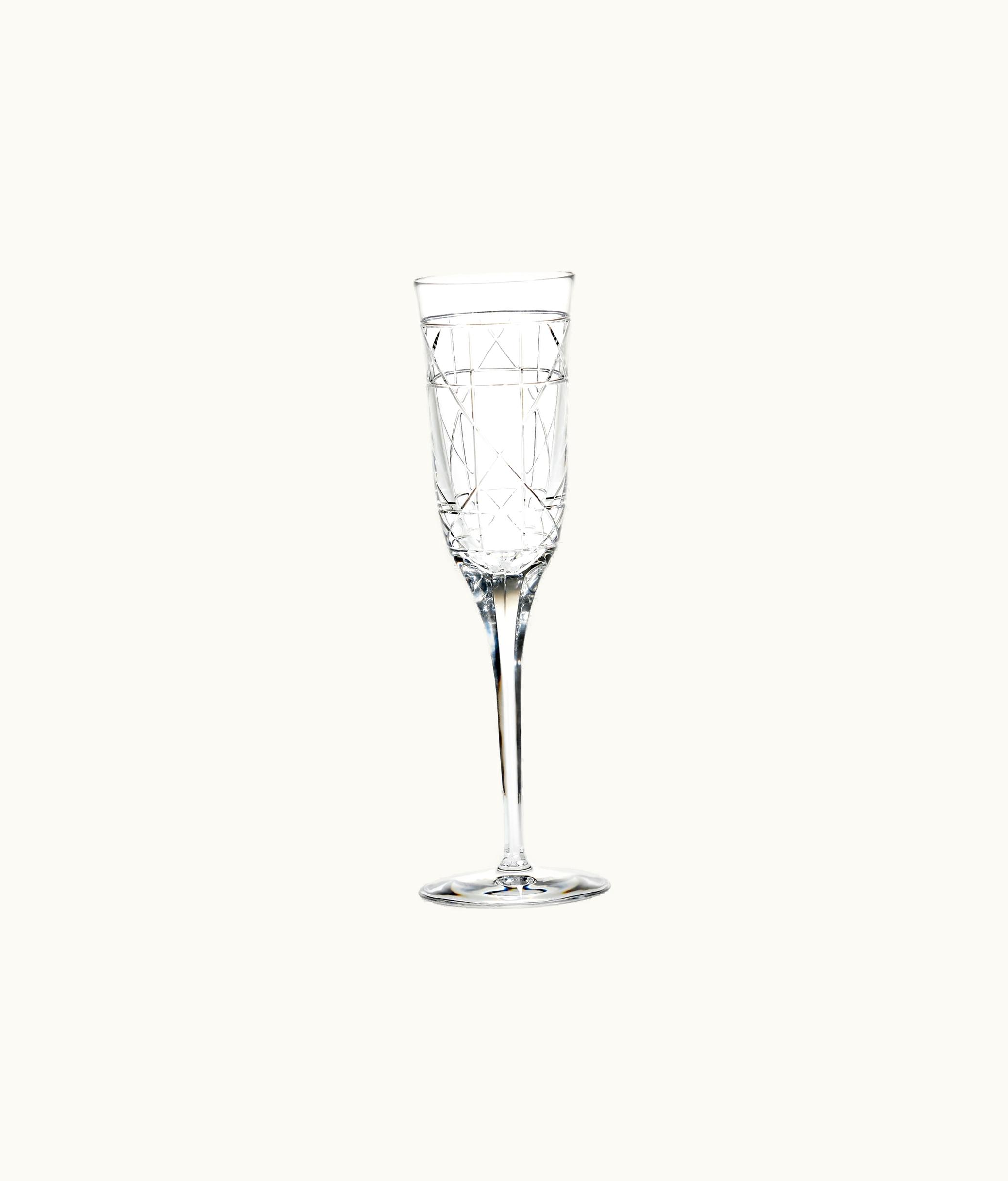 Dior Dior Engraved Champagne Flute - Cannage